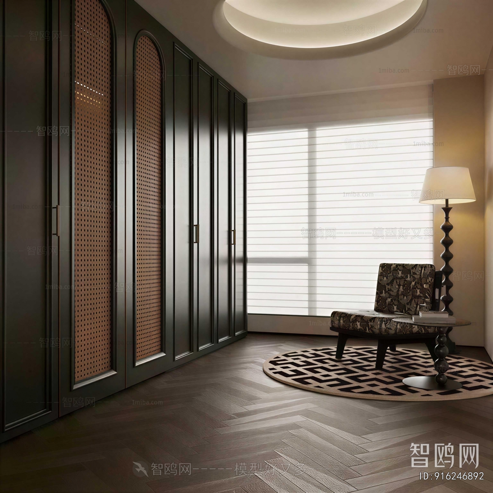 French Style Clothes Storage Area