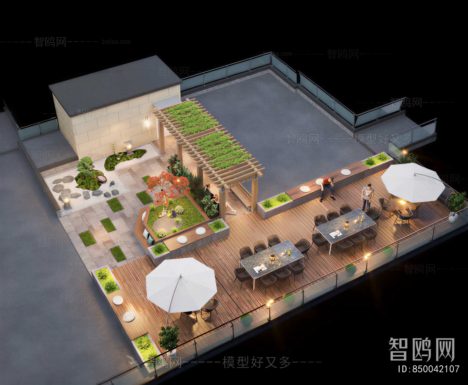 Modern Courtyard/landscape