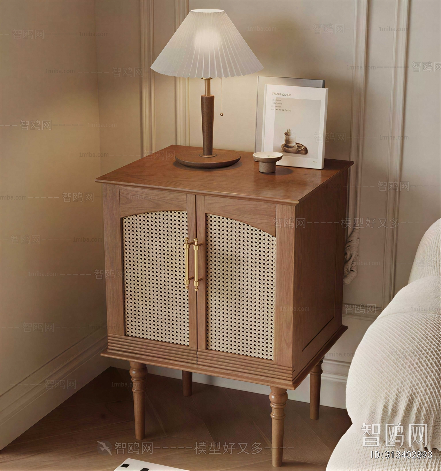 Wabi-sabi Style Side Cabinet