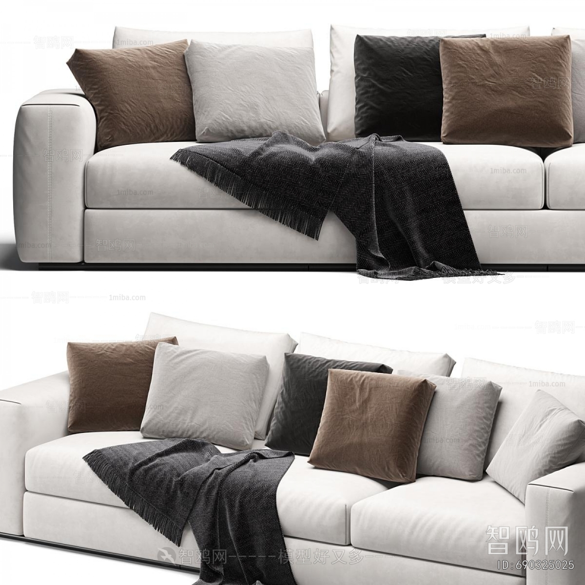 Modern Three-seat Sofa