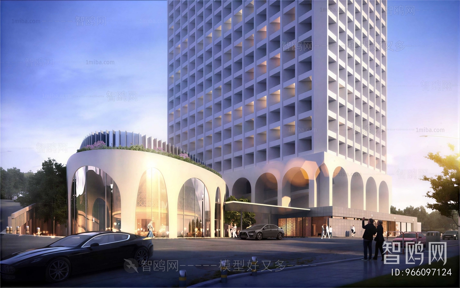 Modern Appearance Of Commercial Building