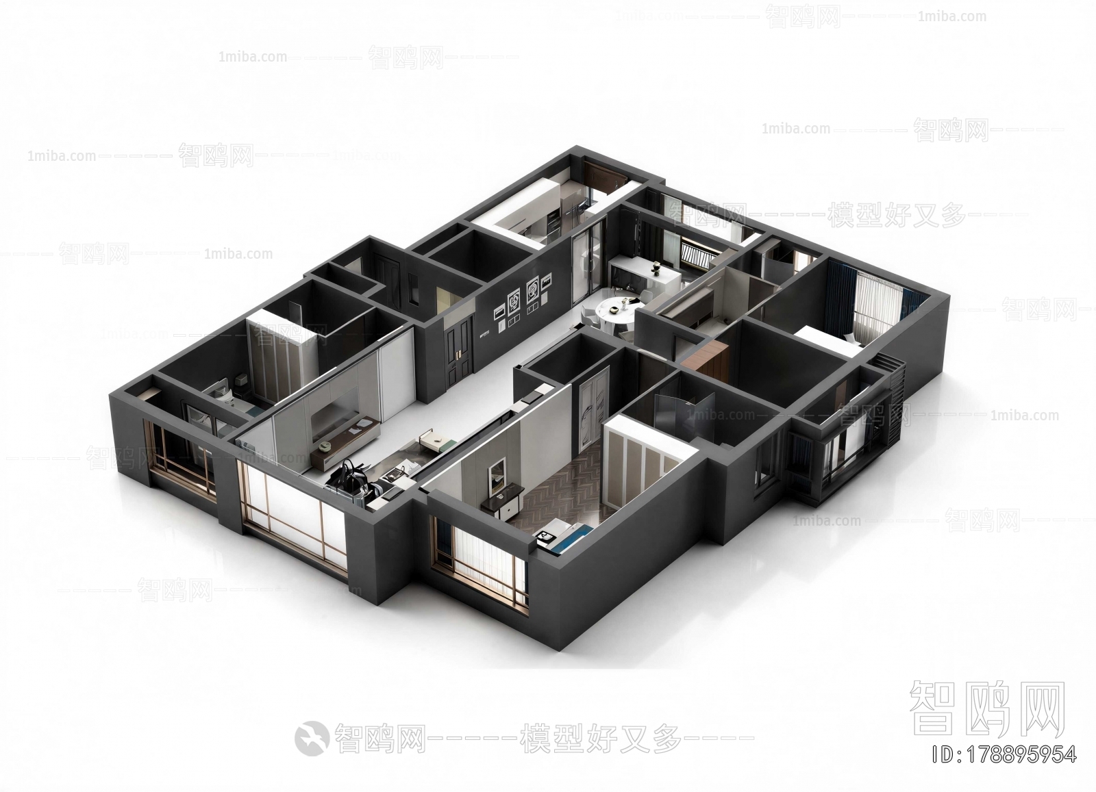 Modern A Bird's-eye View Of Home Decoration