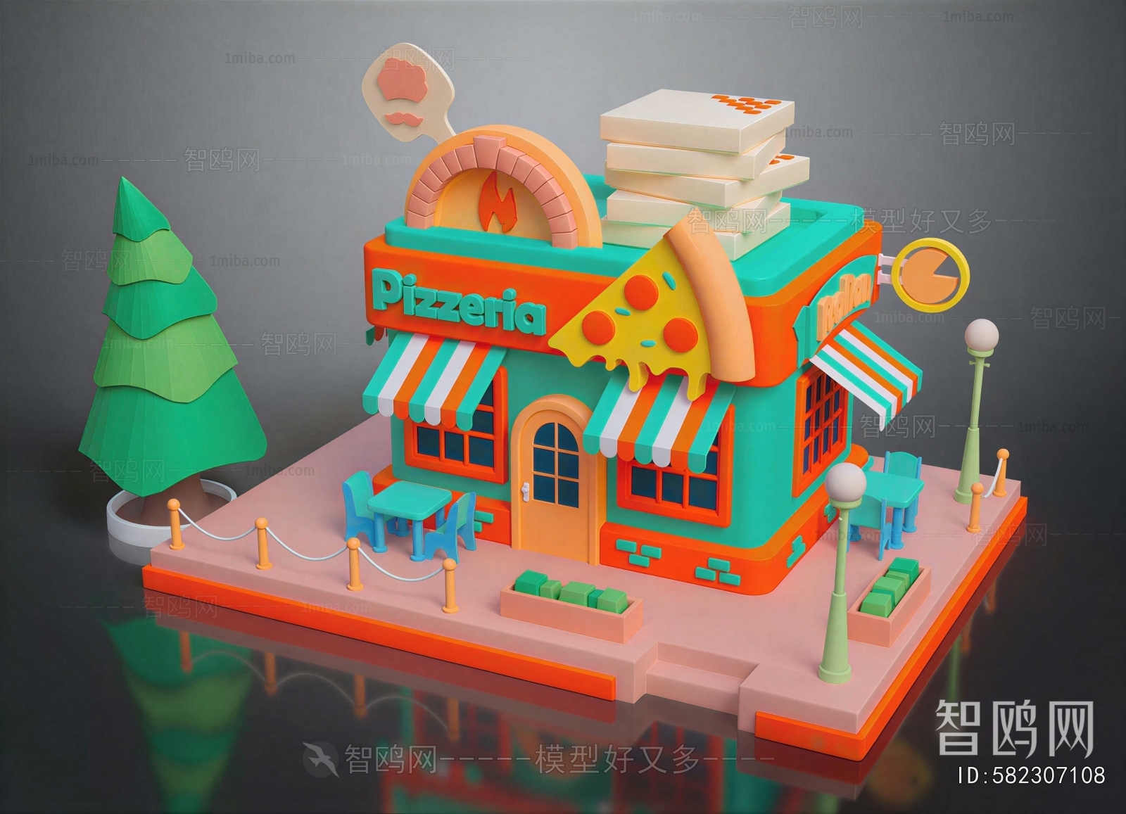 Modern Cartoon House