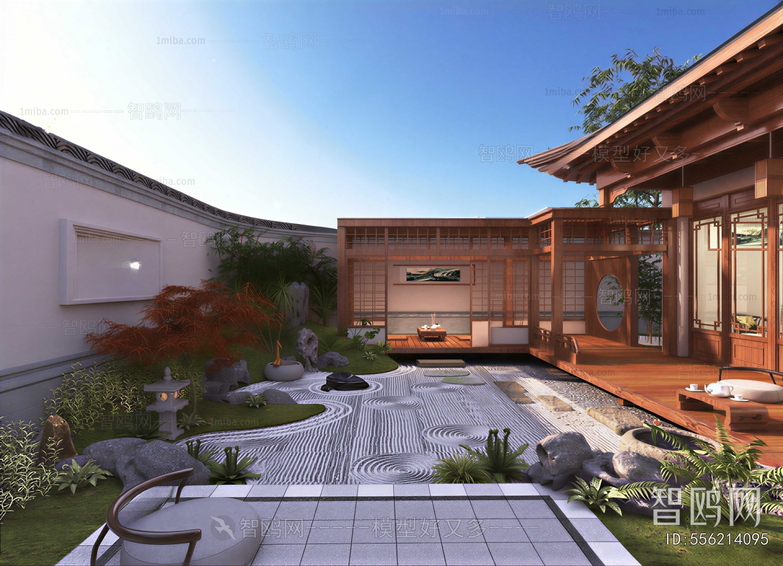 Japanese Style Courtyard/landscape