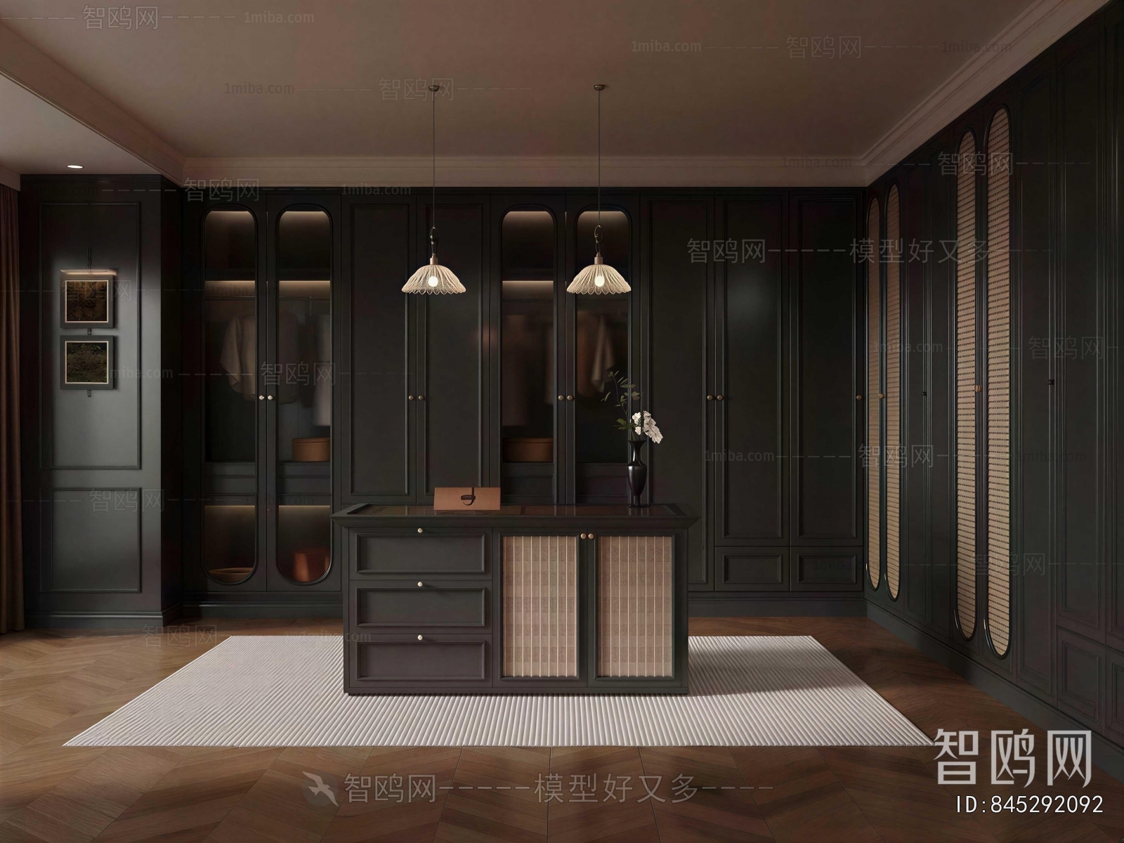 Modern Clothes Storage Area