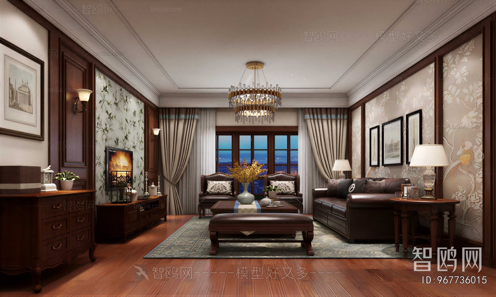 American Style A Living Room