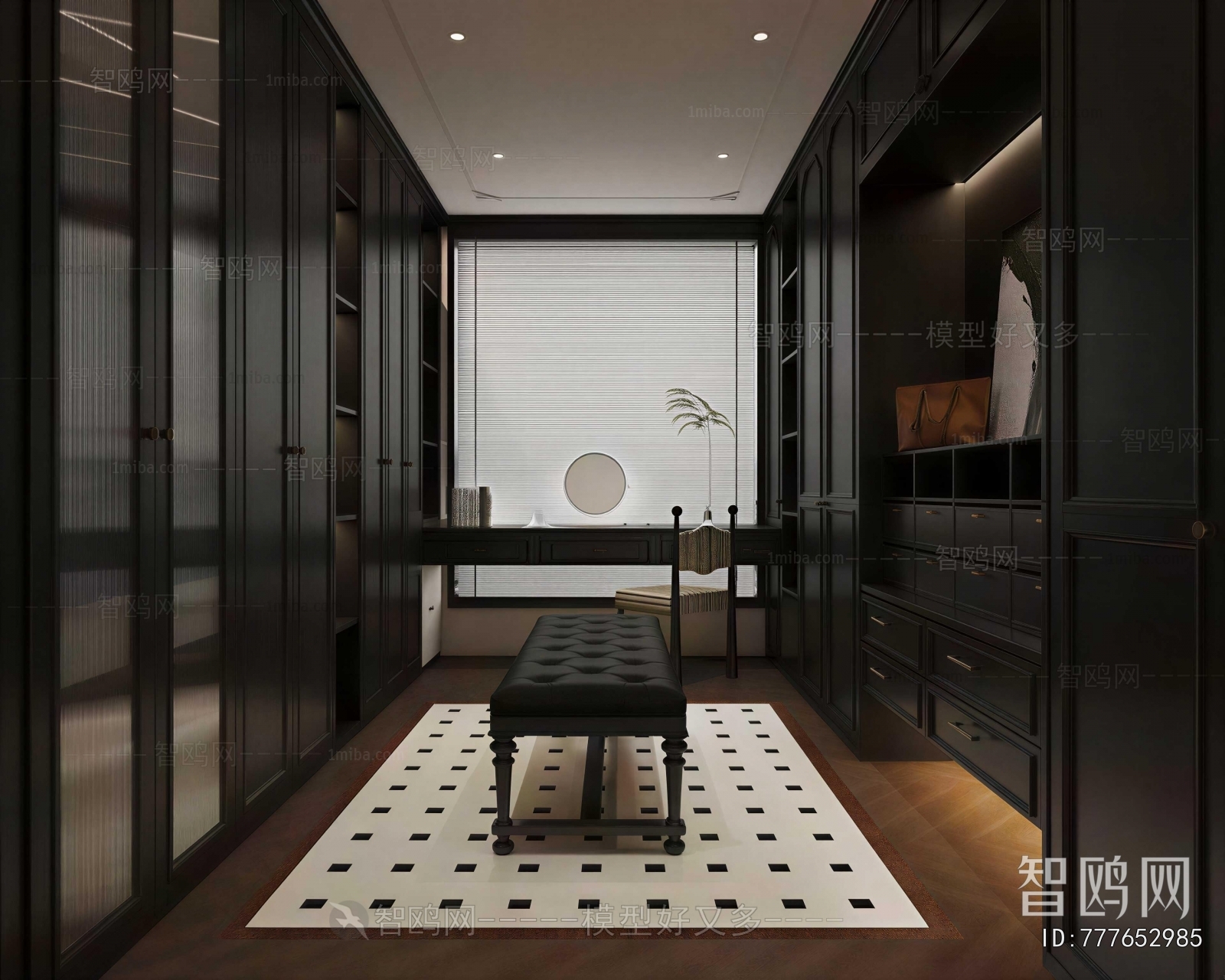 French Style Clothes Storage Area