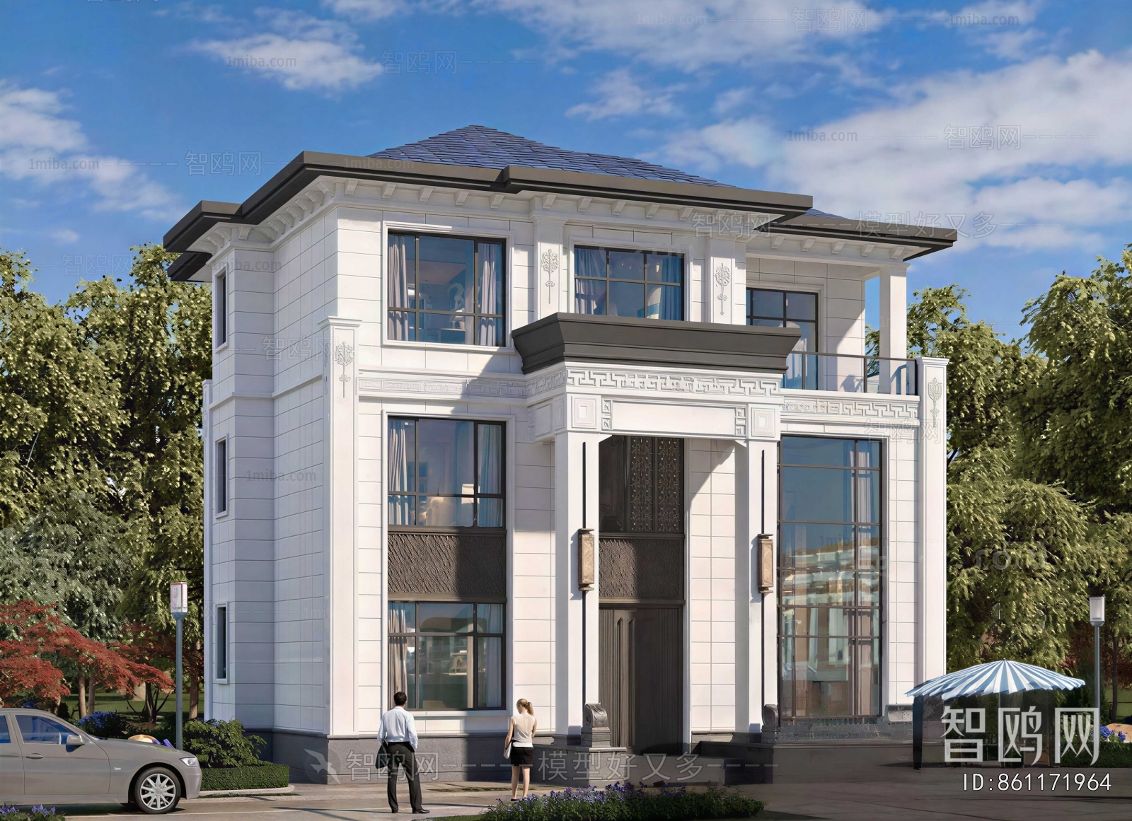 New Chinese Style Detached Villa