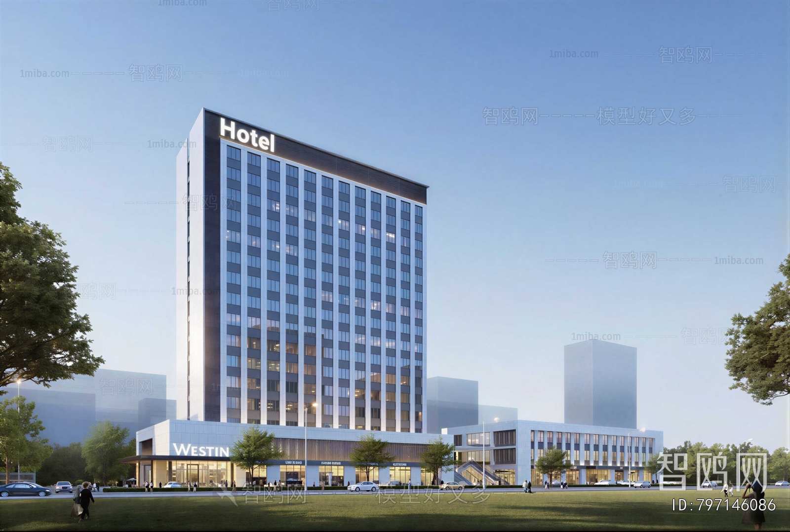 Modern Appearance Of Commercial Building