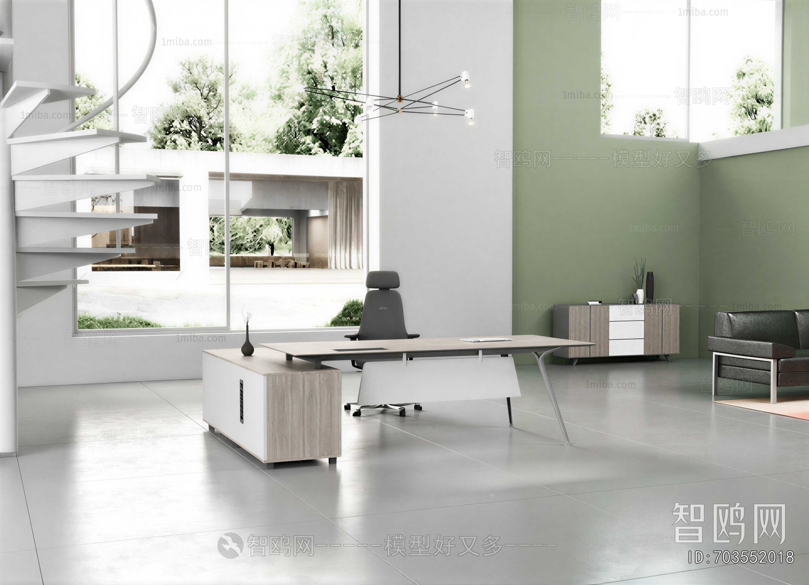 Modern Office Desk And Chair