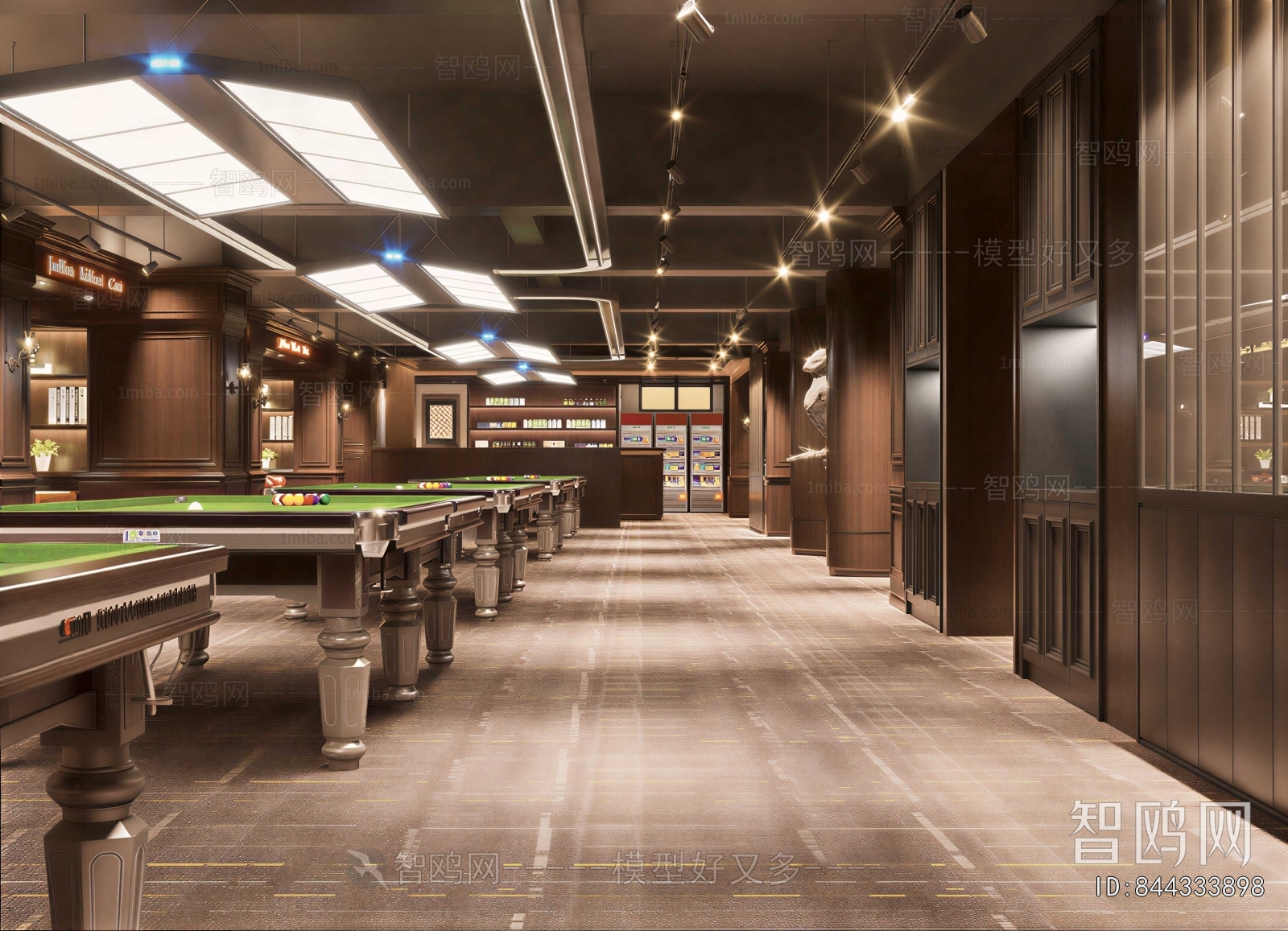 Modern Billiard Room