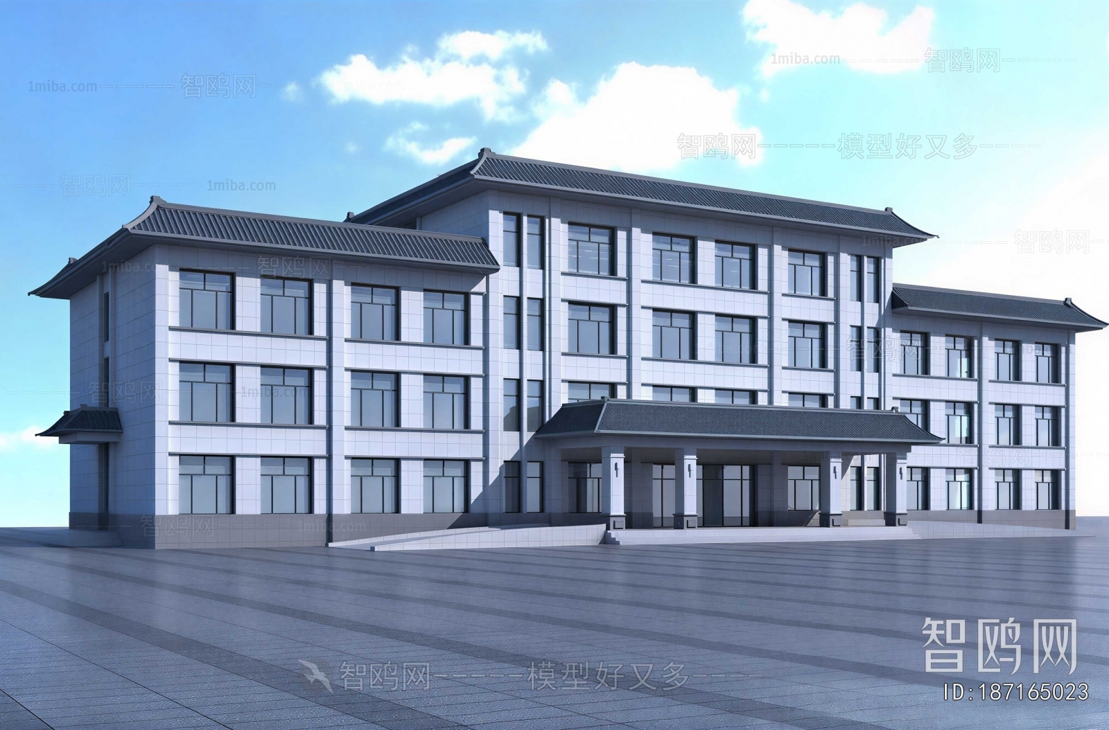 Modern Appearance Of Commercial Building