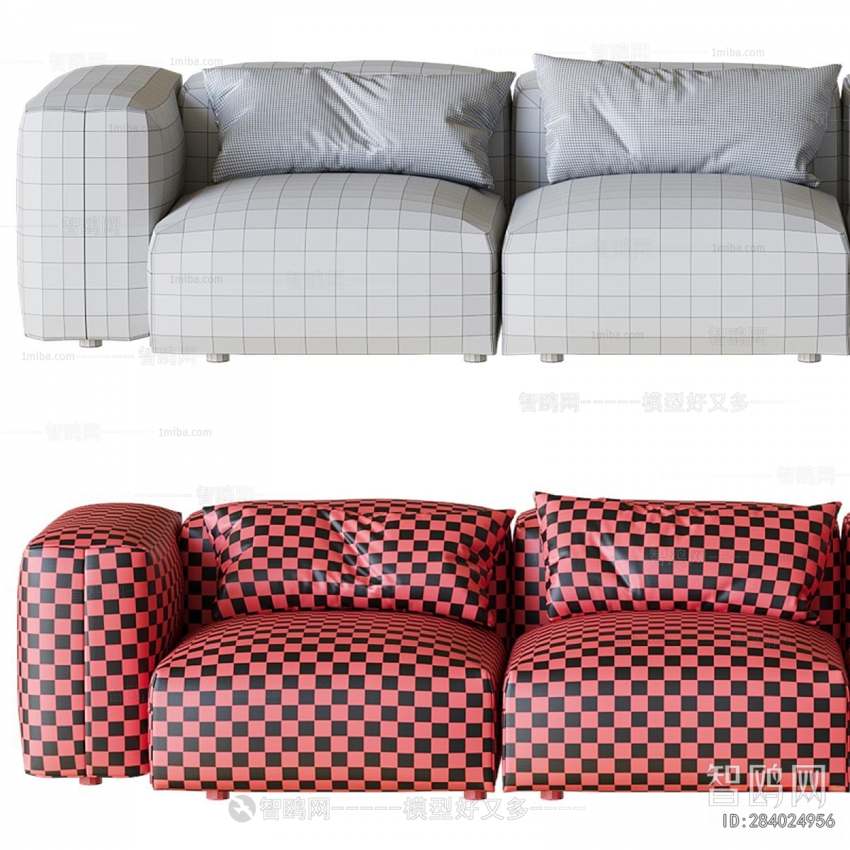 Modern Three-seat Sofa