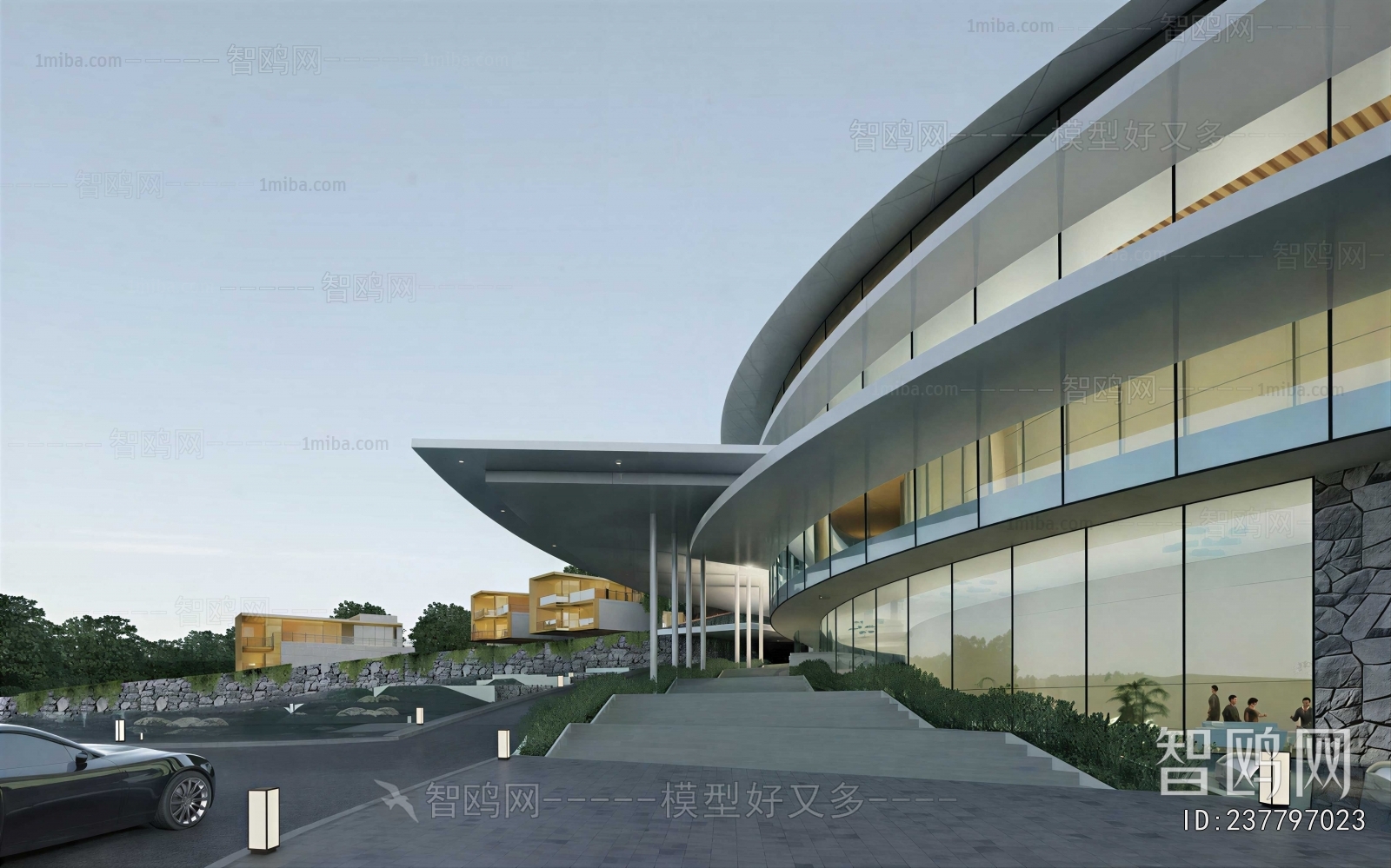 Modern Appearance Of Commercial Building