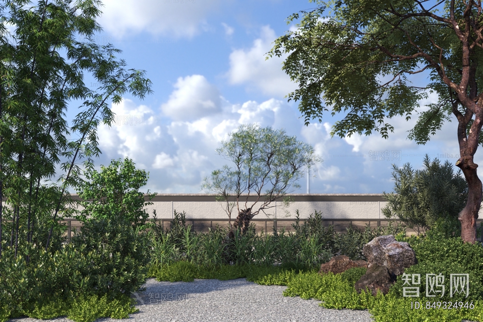 Modern Courtyard/landscape