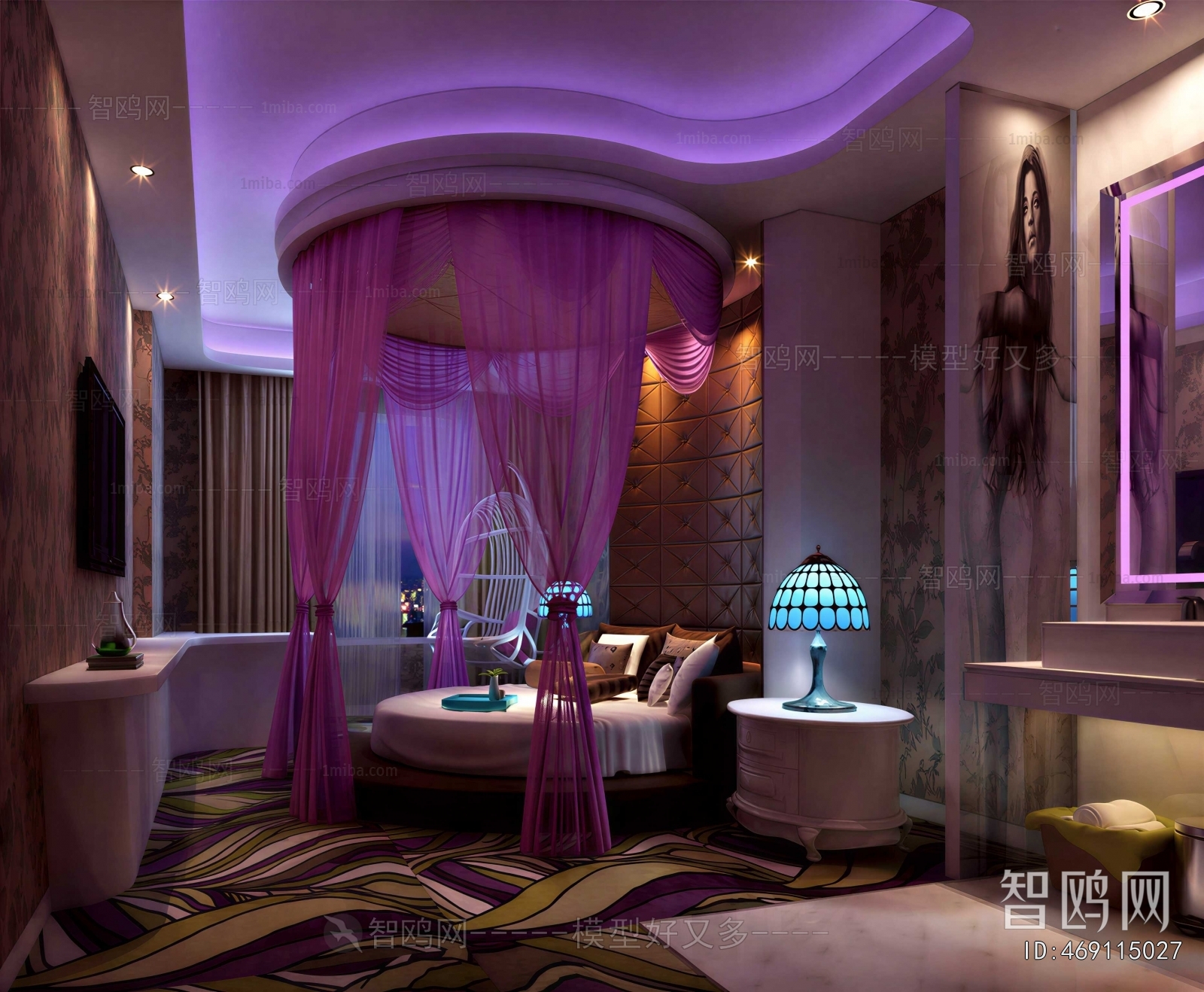 French Style Guest Room