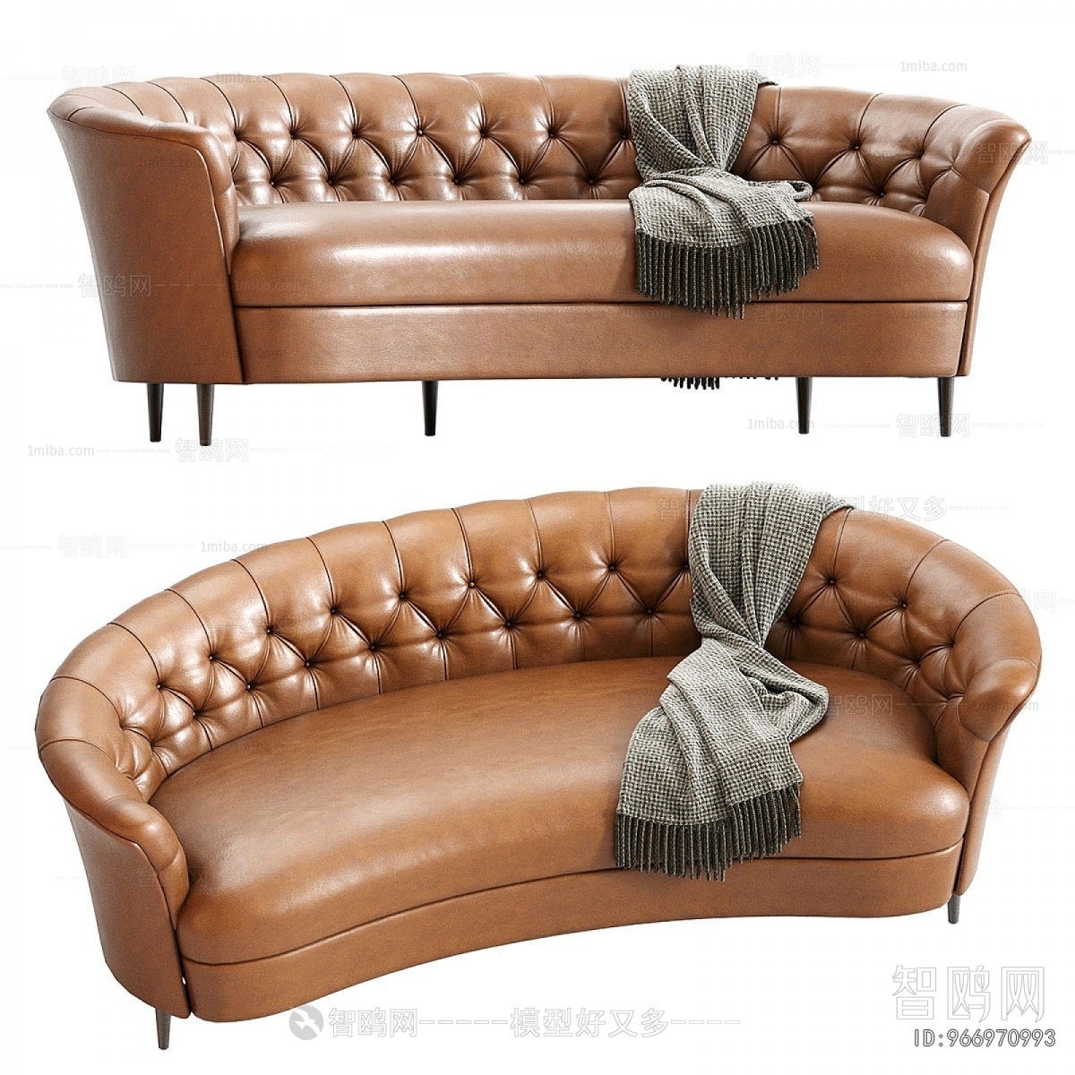 European Style Three-seat Sofa
