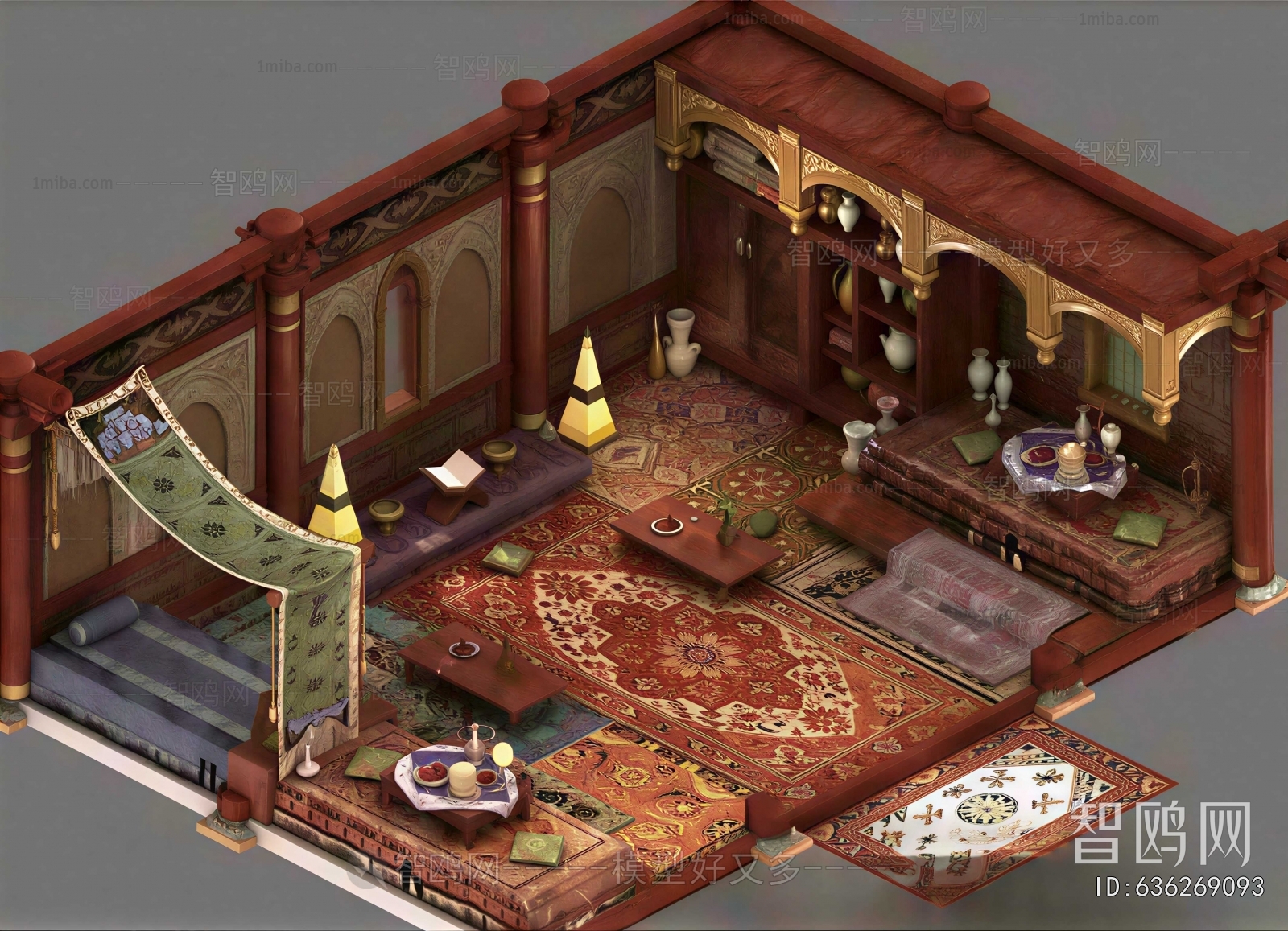 New Chinese Style Cartoon House