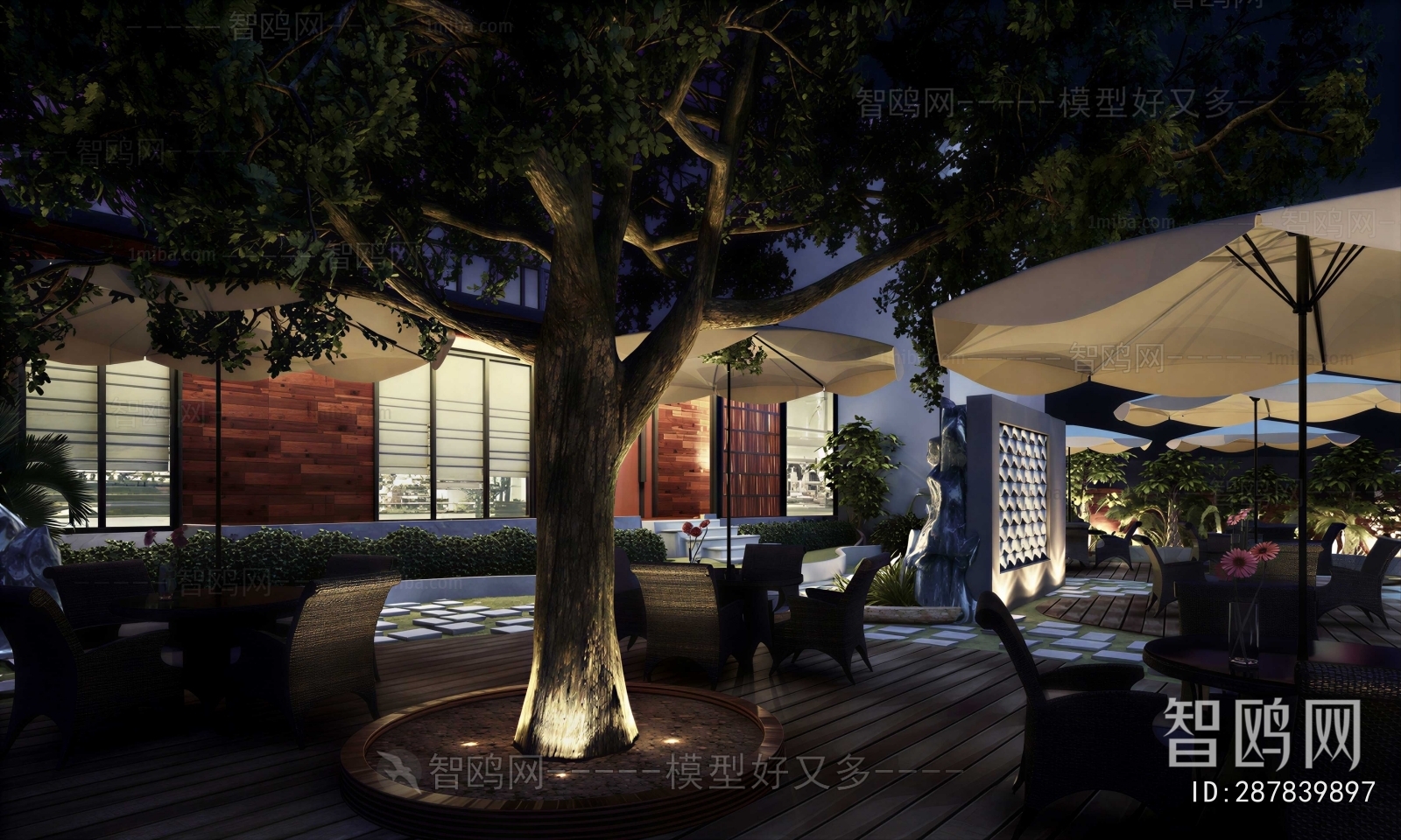 Modern Courtyard/landscape