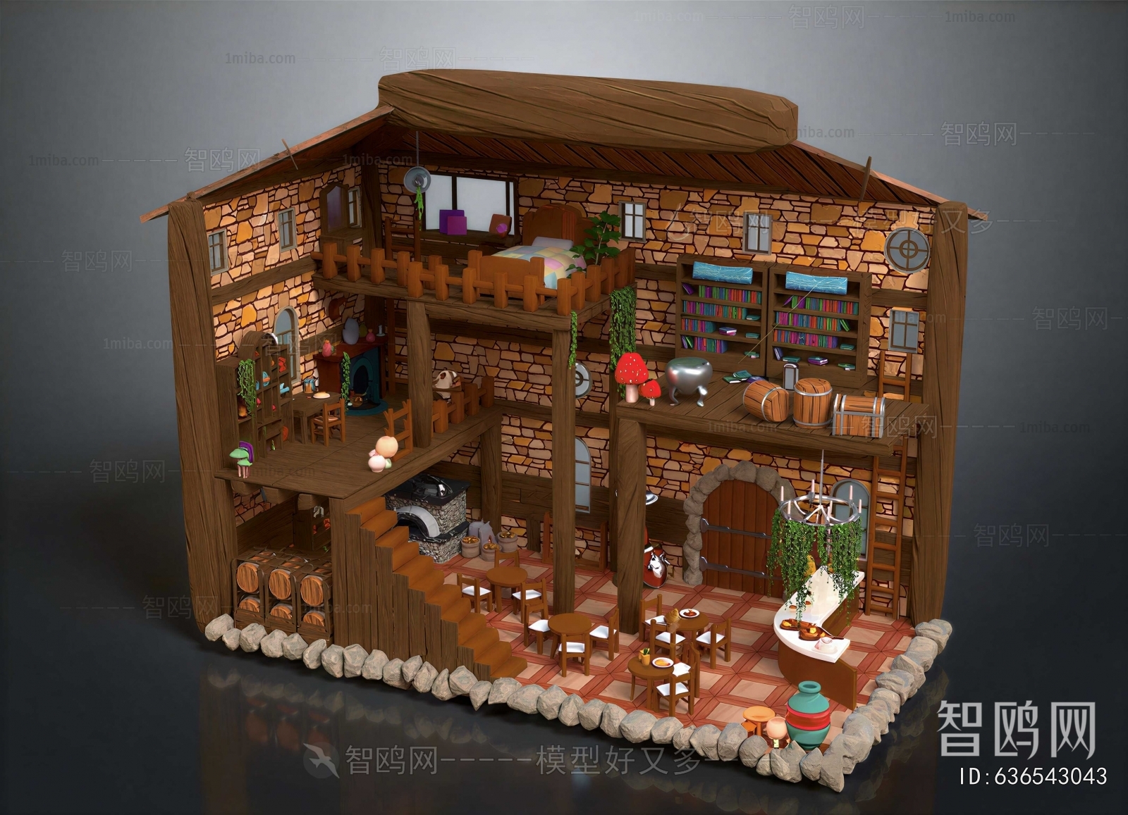 Modern Cartoon House