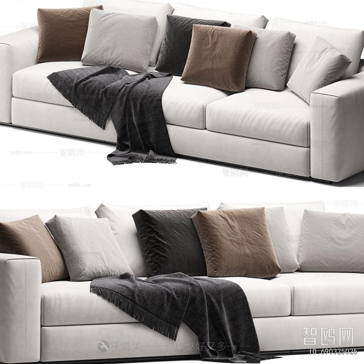 Modern Three-seat Sofa