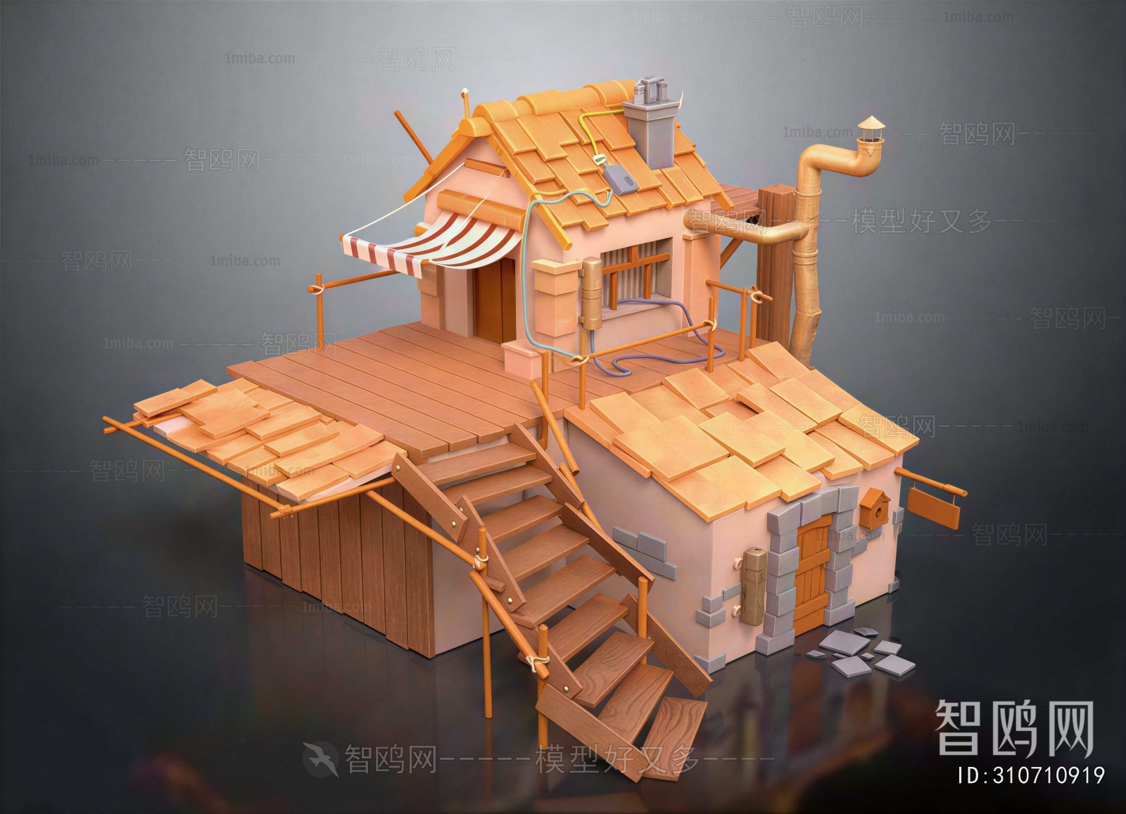 Modern Cartoon House