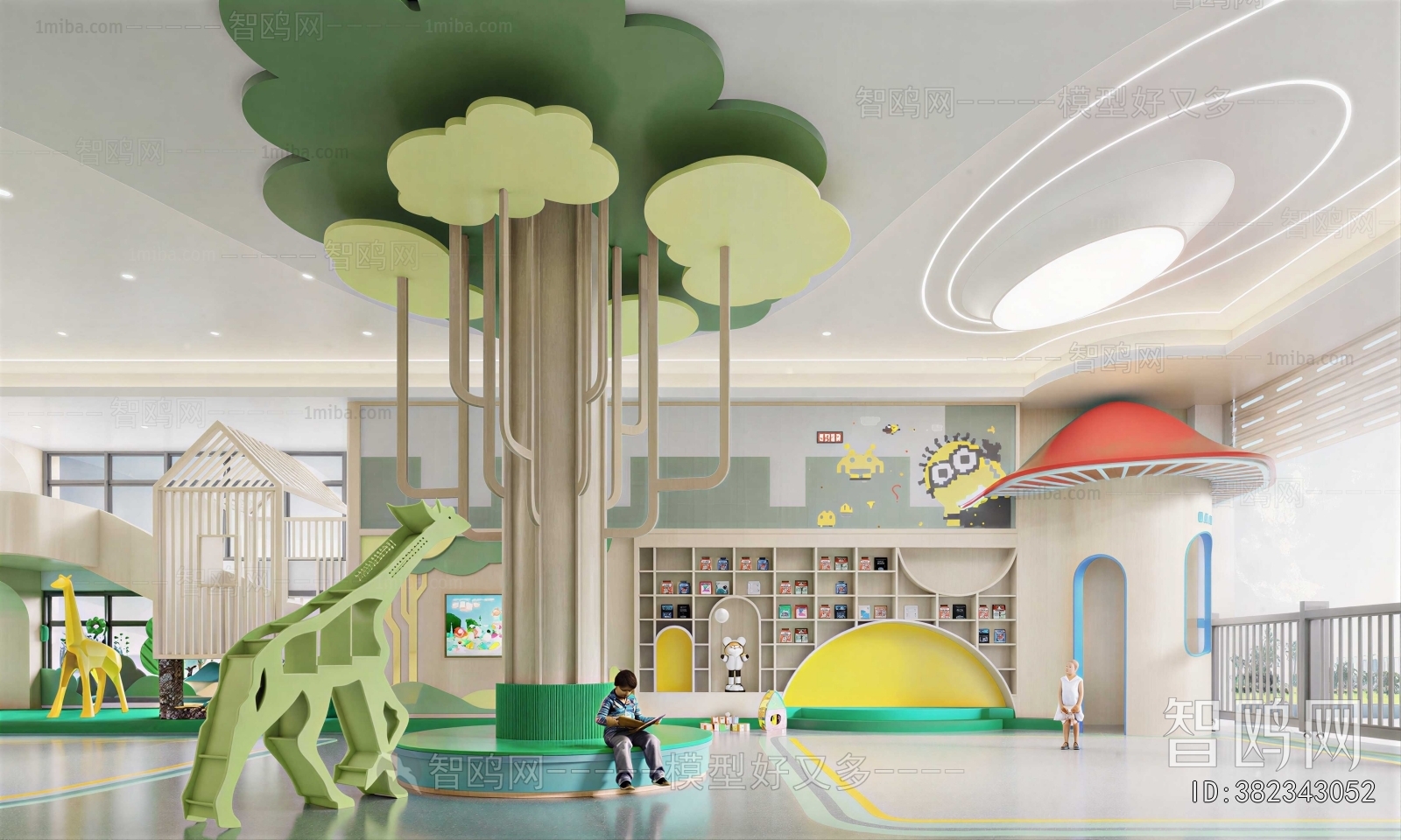 Modern Kindergarten Hall