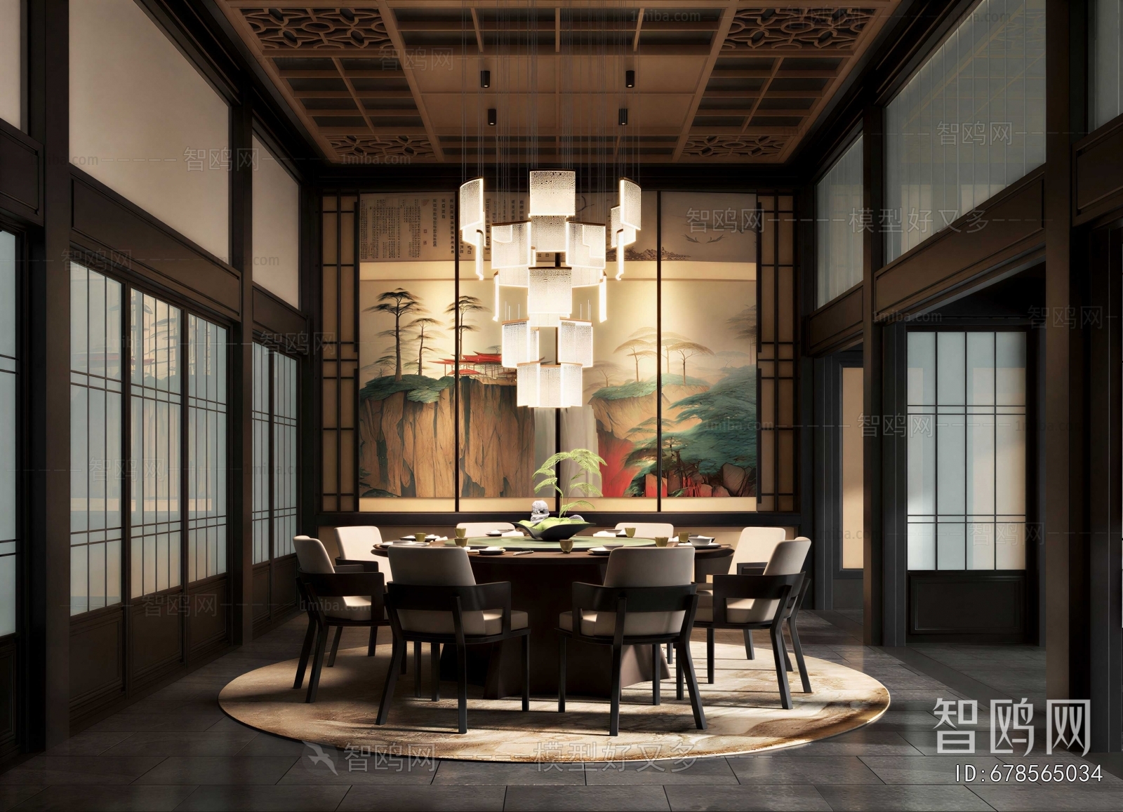 New Chinese Style Restaurant Box