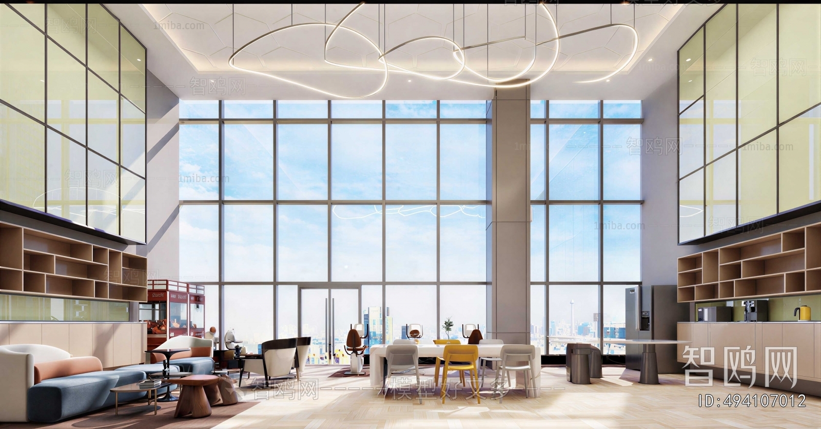 Modern Office Rest Area