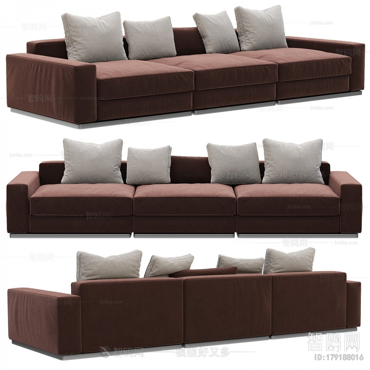 Modern Multi Person Sofa