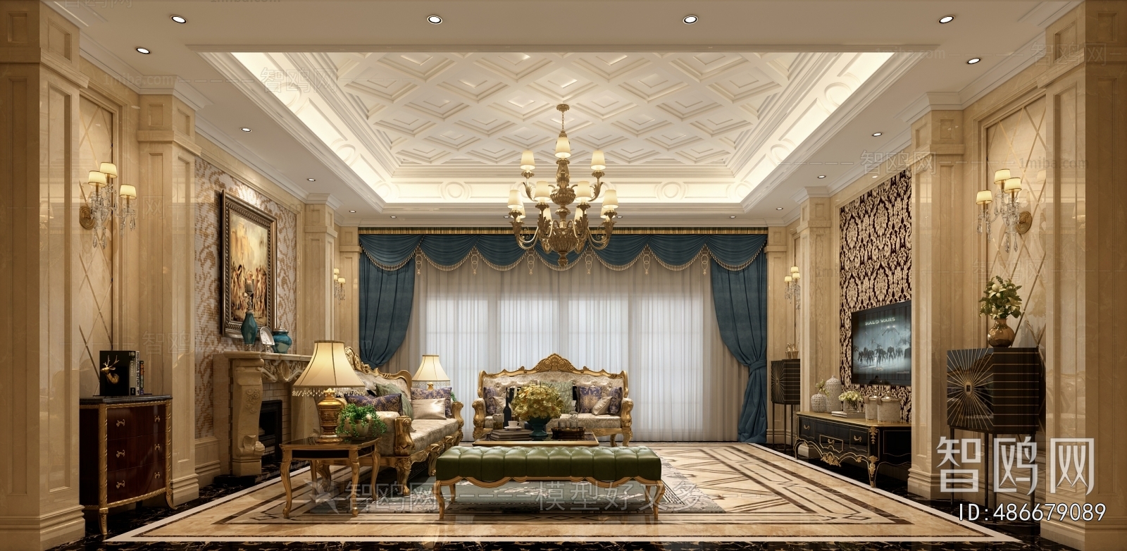 European Style A Living Room