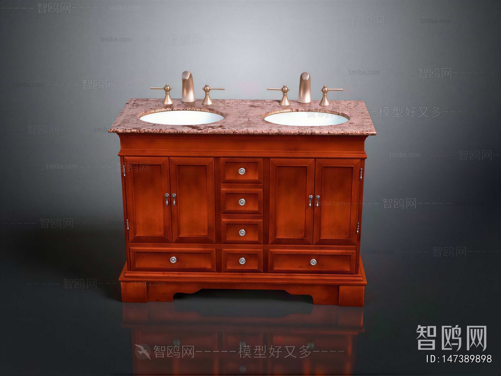 European Style Bathroom Cabinet