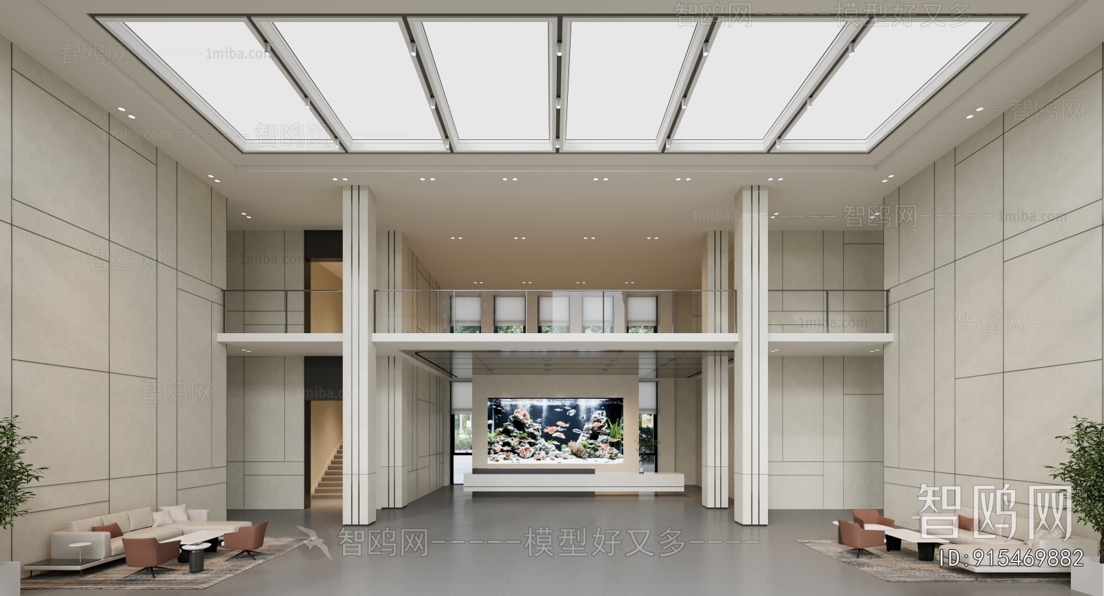 Modern Office Reception Desk