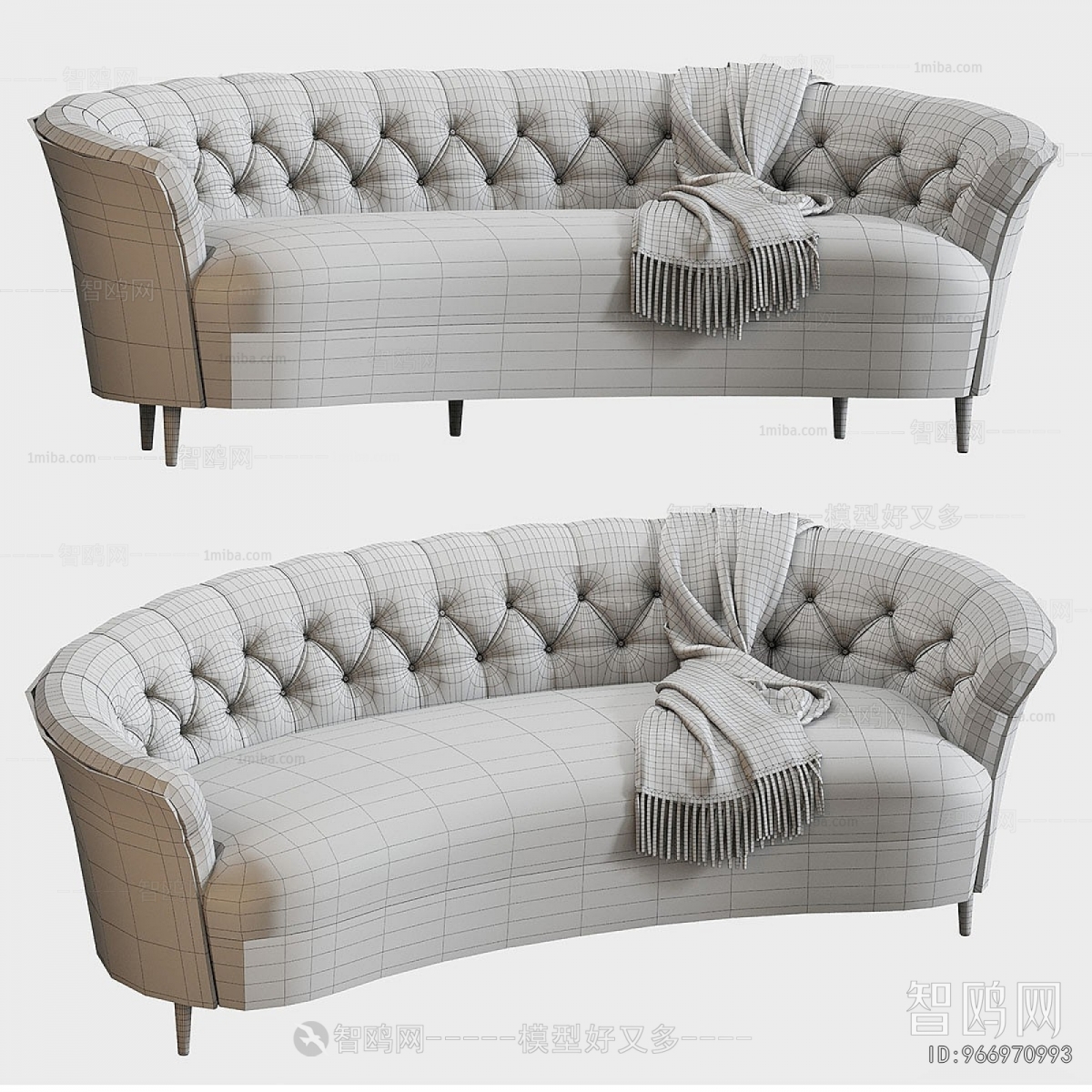 European Style Three-seat Sofa