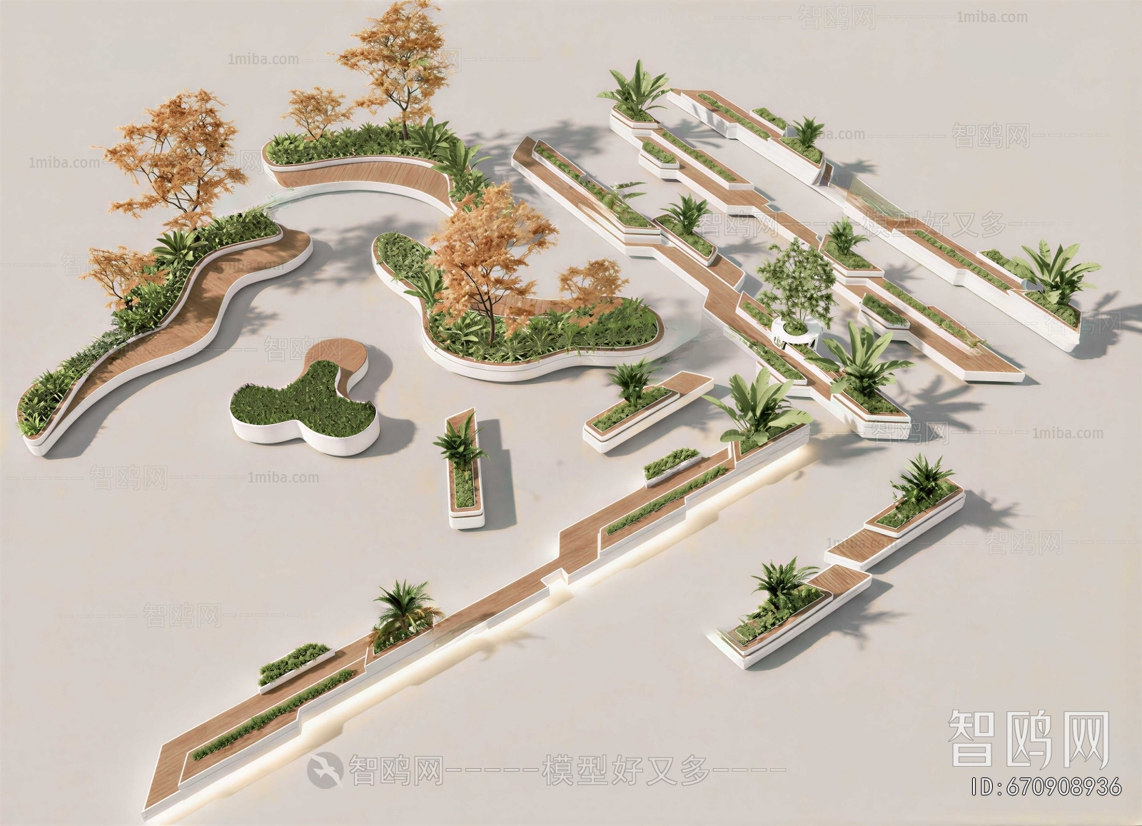 Modern Flower Bed, Flower Bowl, Flower Box