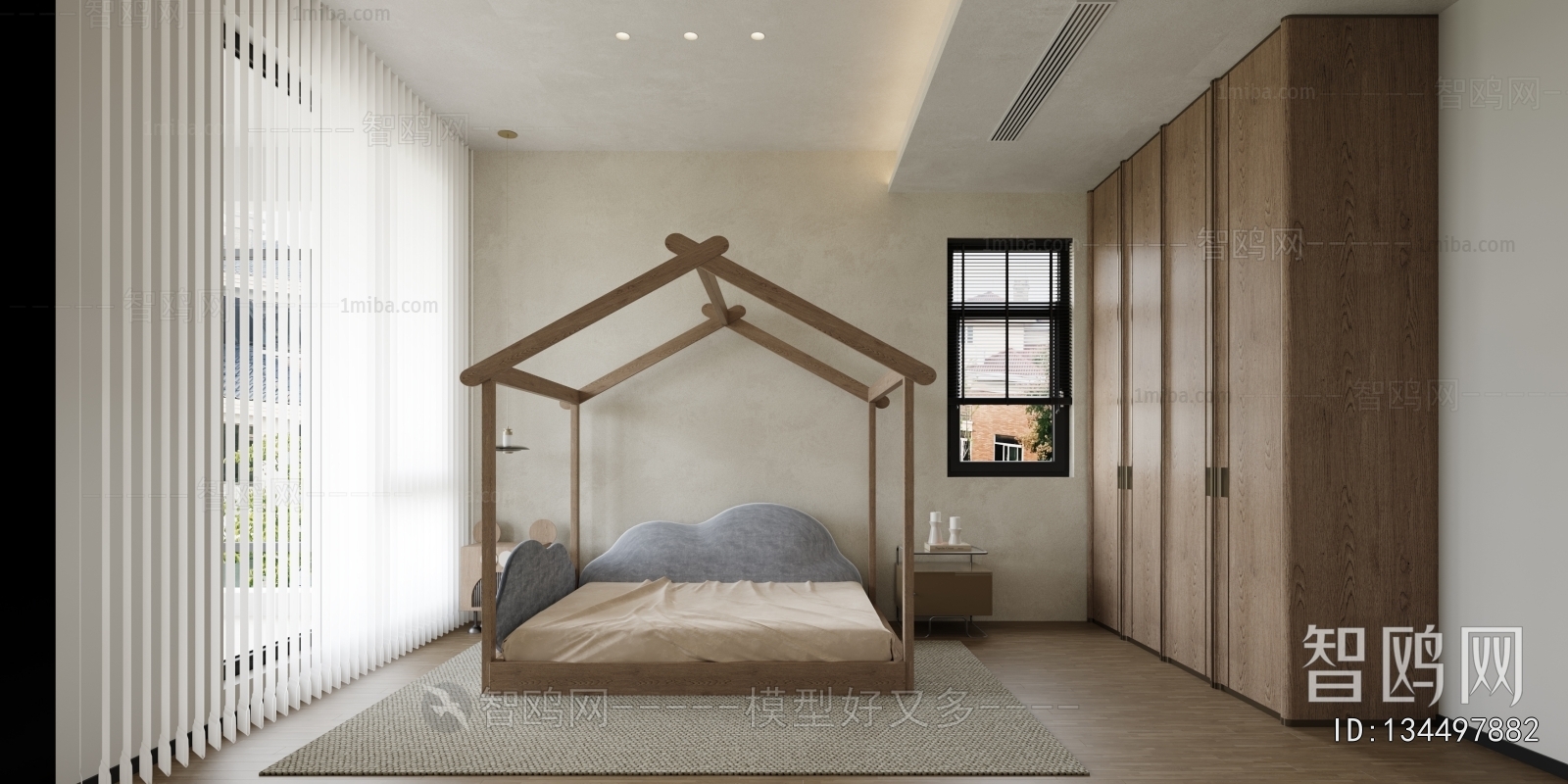 Modern Boy's Room And Son's Room