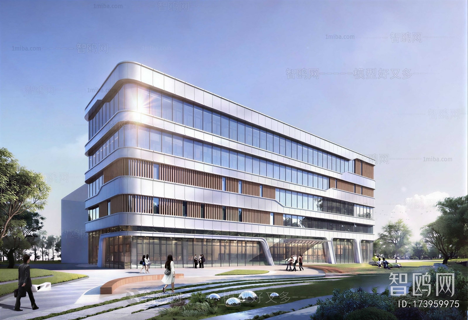 Modern Appearance Of Commercial Building