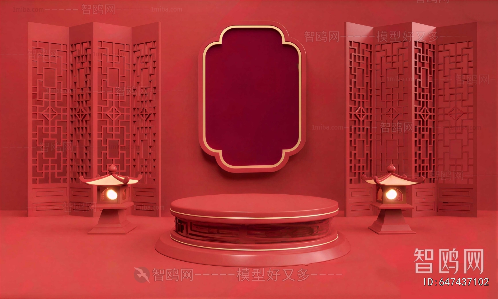 New Chinese Style Exhibition Hall