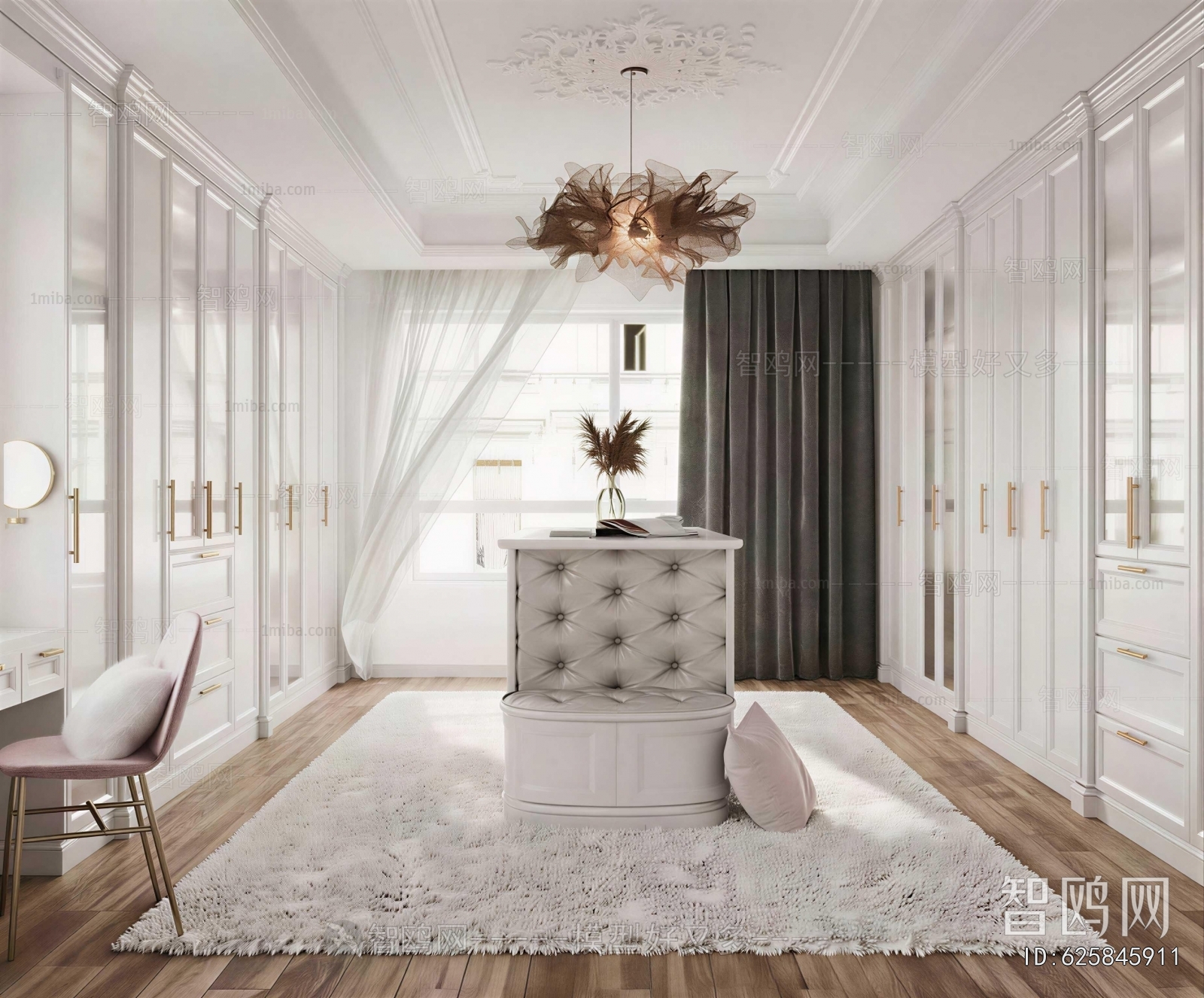 European Style Clothes Storage Area