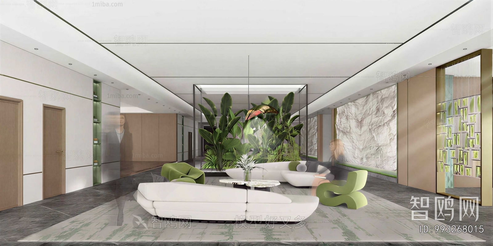 Modern Office Reception Desk