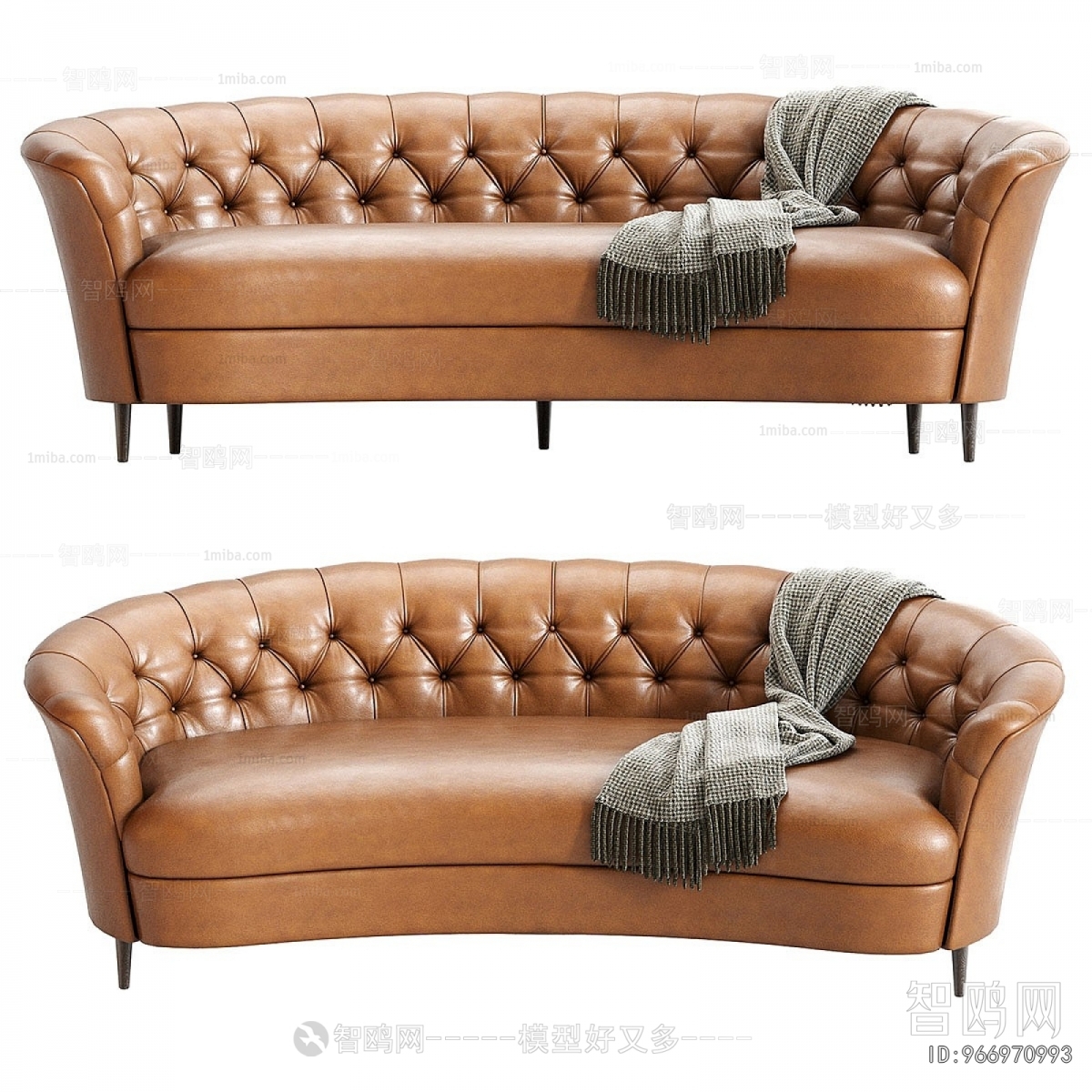 European Style Three-seat Sofa
