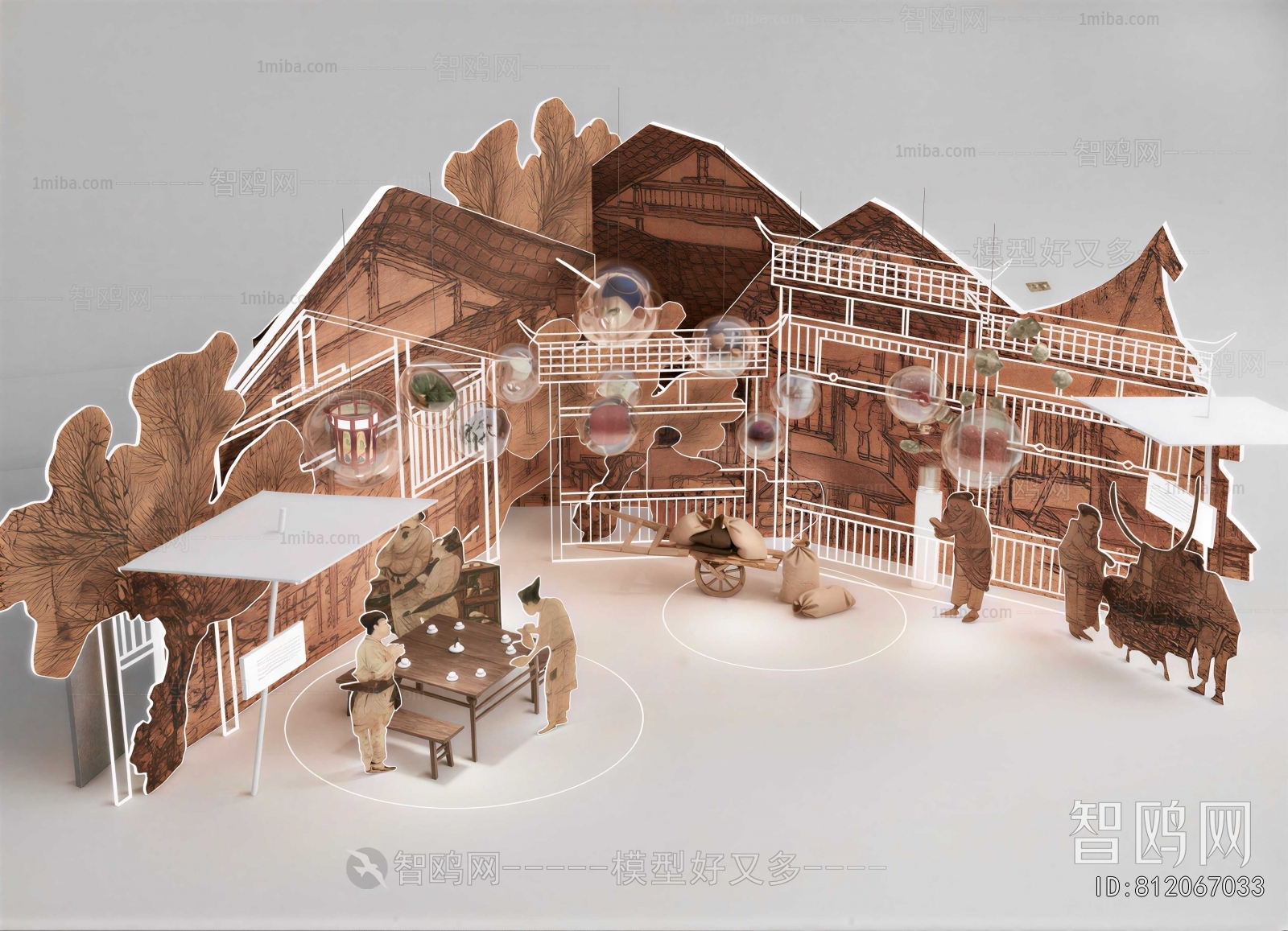 New Chinese Style Exhibition Hall
