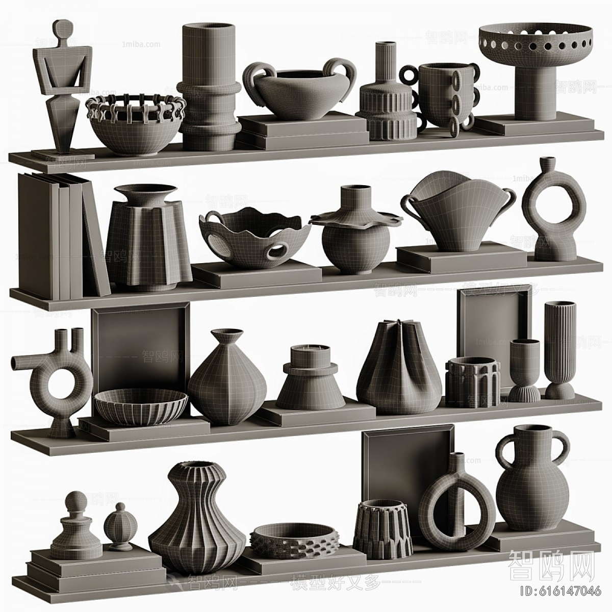 Wabi-sabi Style Clay Pot