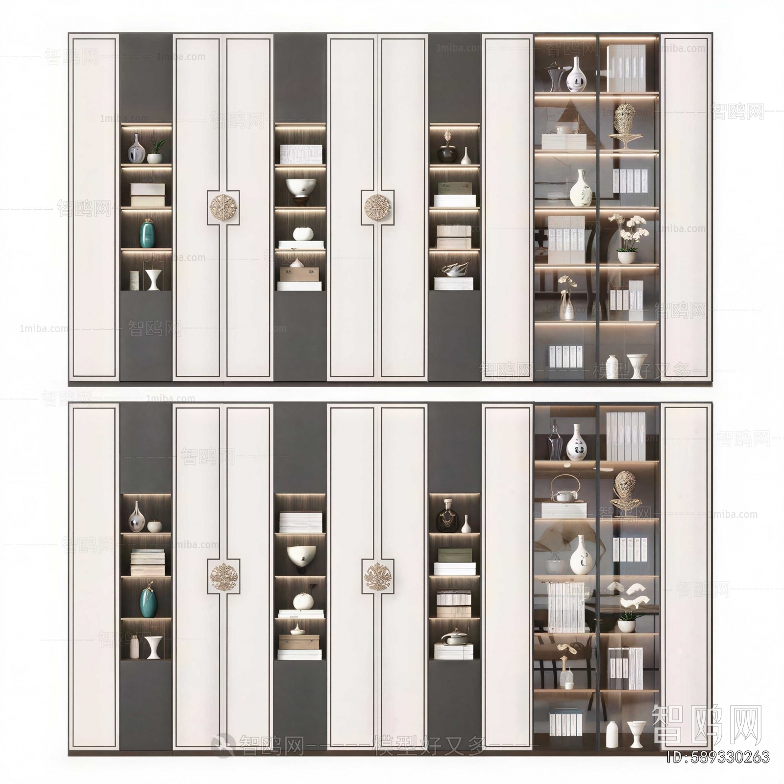 New Chinese Style Bookcase