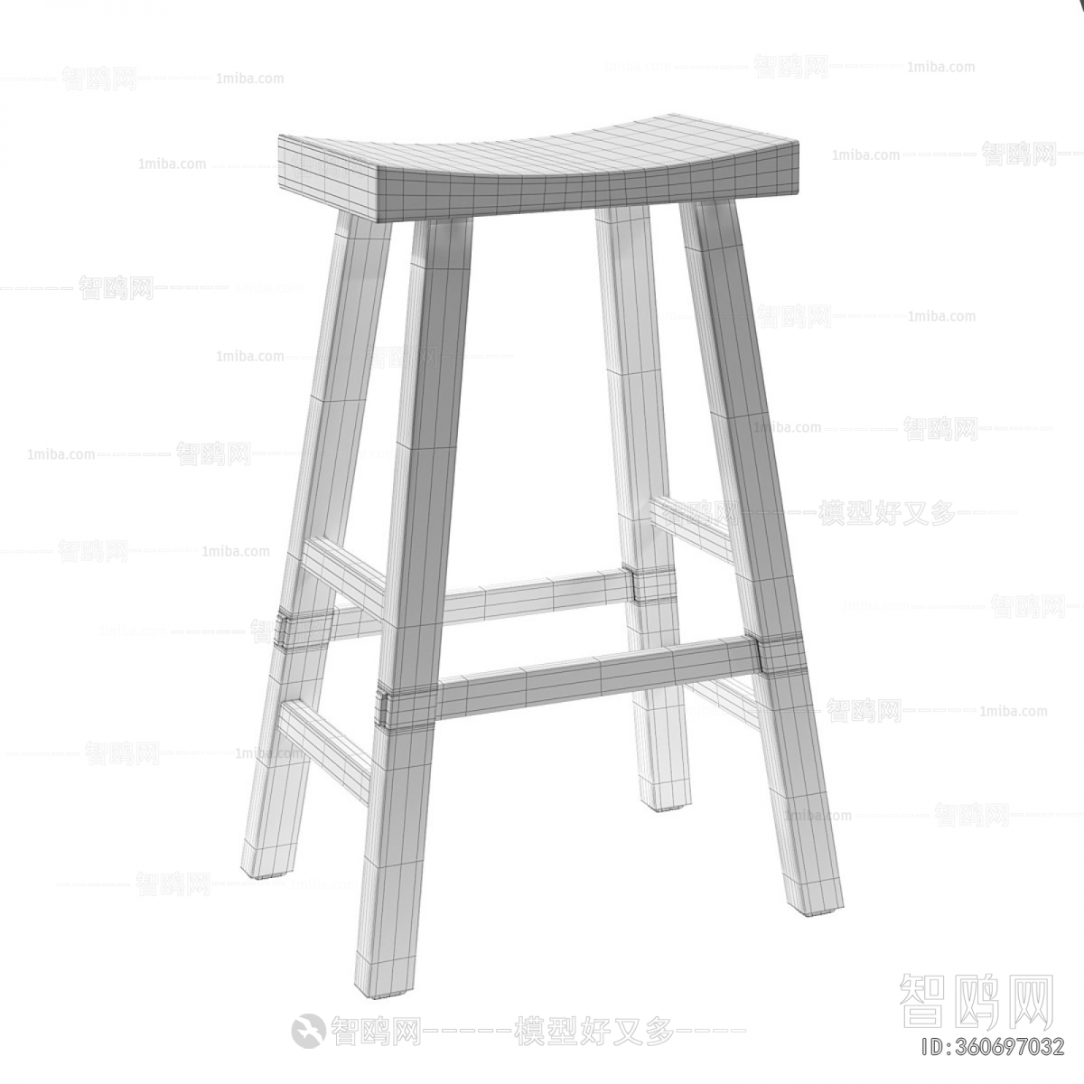 Nordic Style Bar Stool