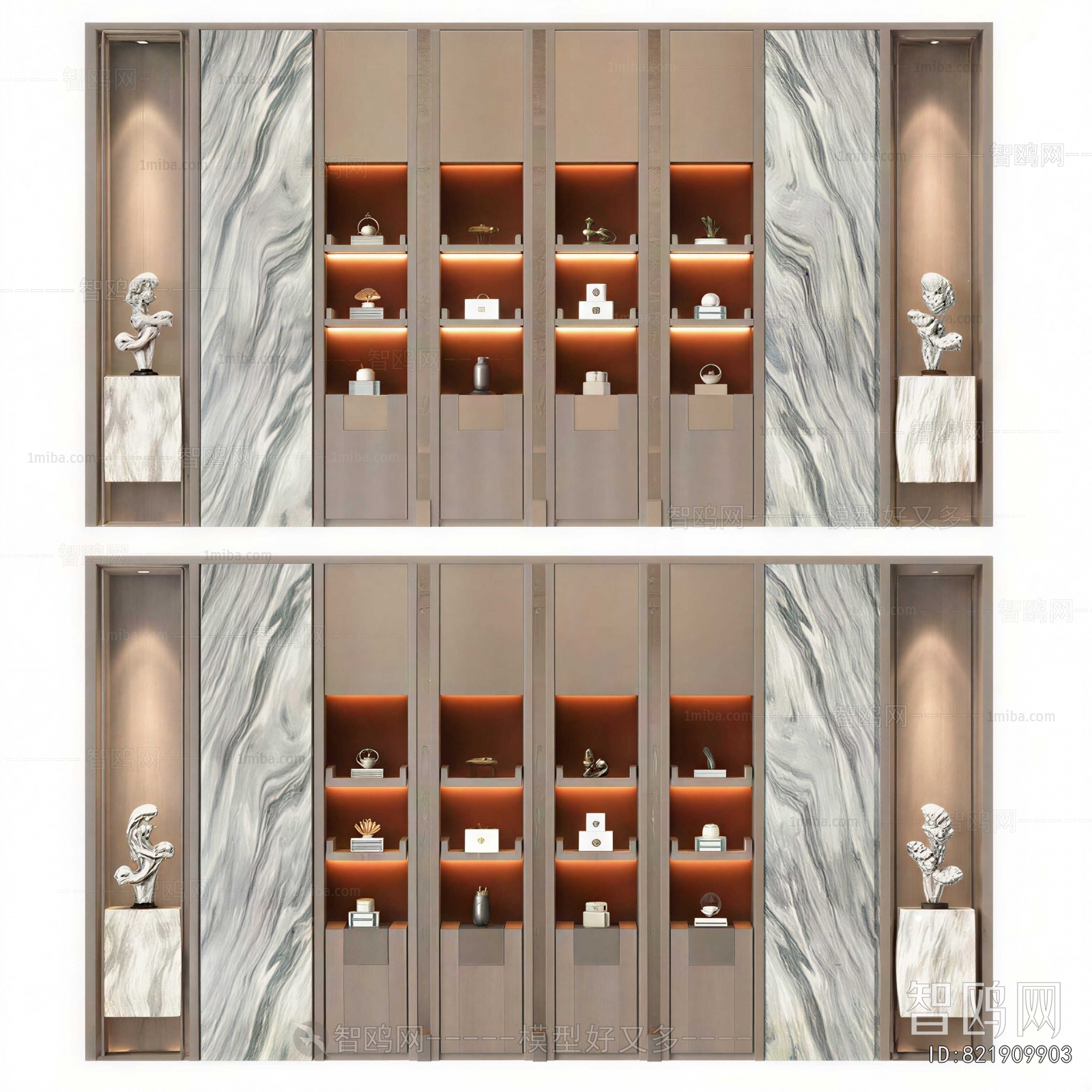 New Chinese Style Bookcase