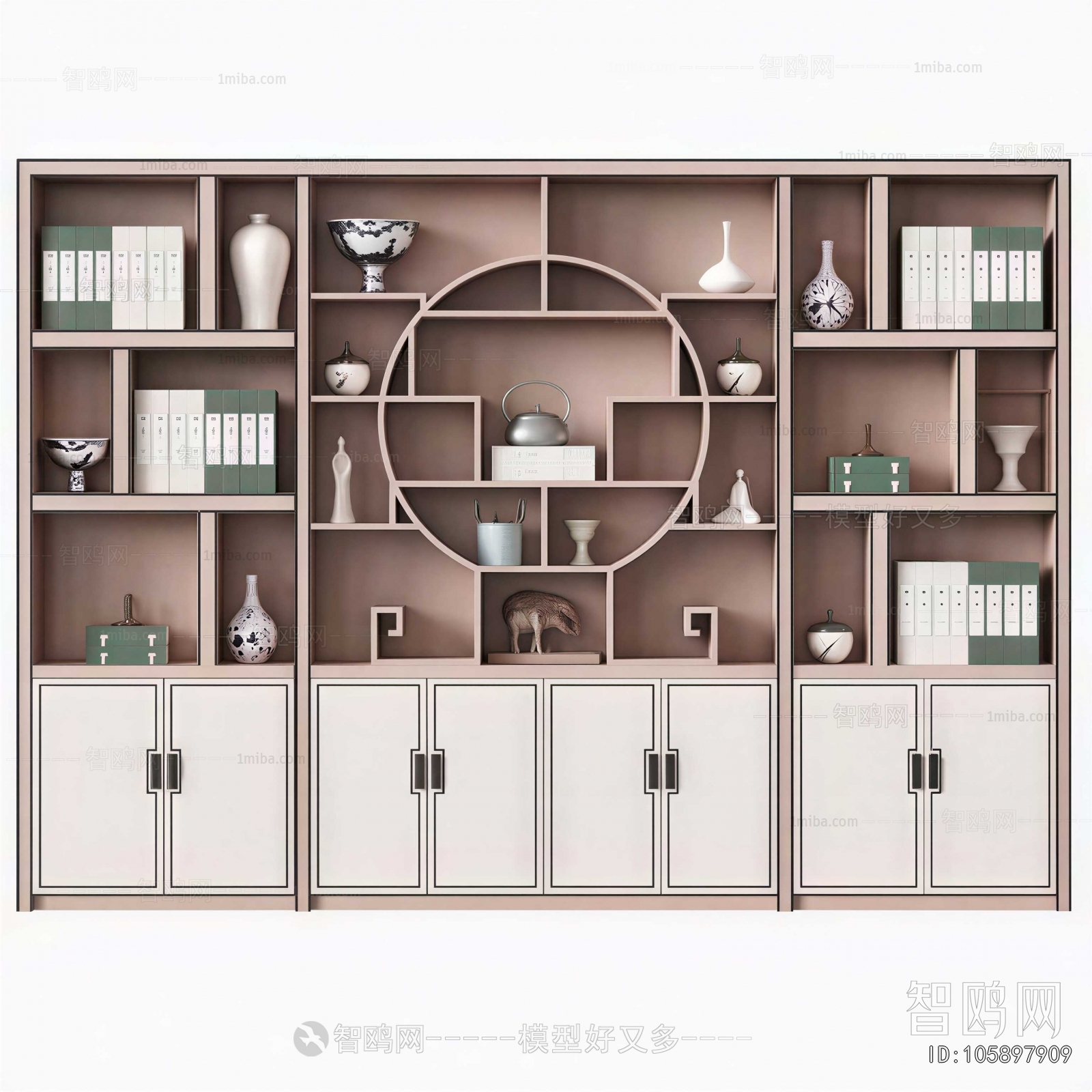 New Chinese Style Bookcase