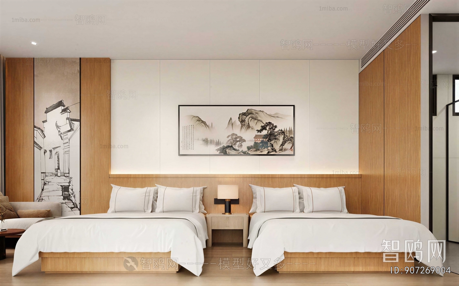 New Chinese Style Guest Room