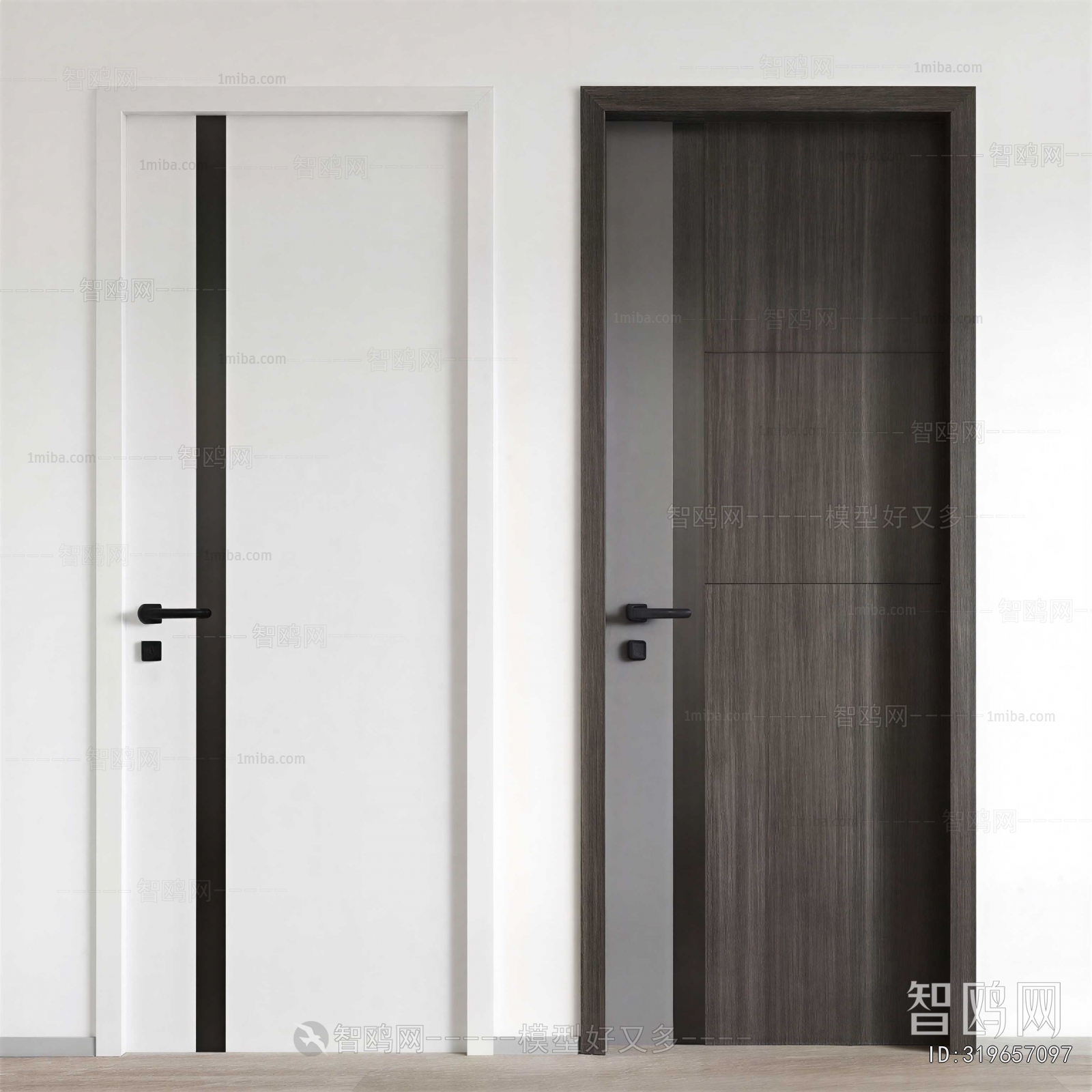 Modern Single Door