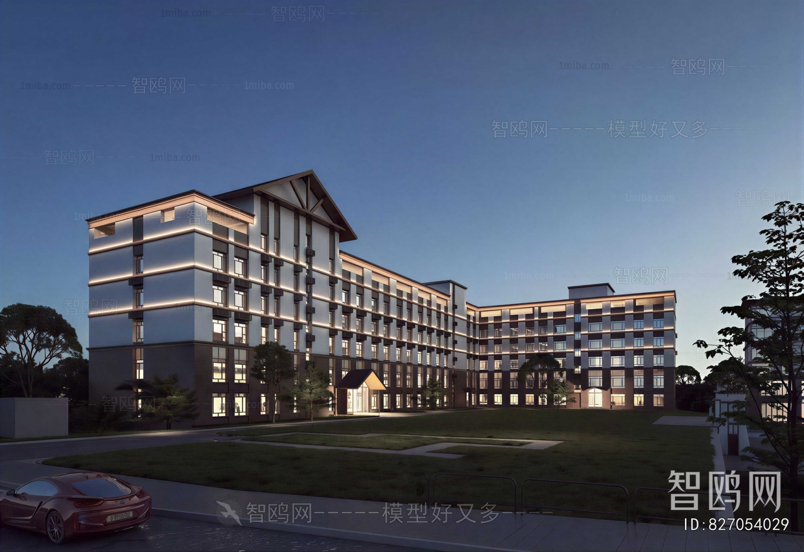 Modern Appearance Of Commercial Building